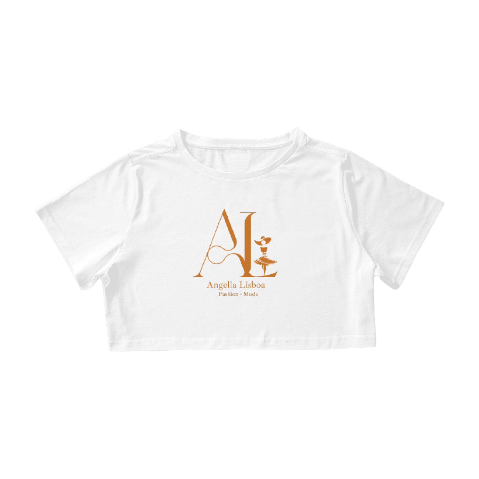 Cropped Angella fashion moda estampa fundo branco