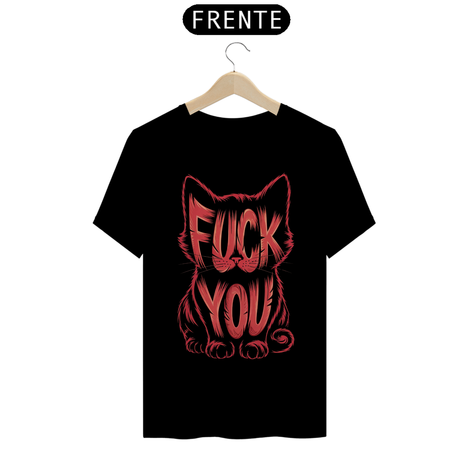 CAMISETA ESTAMPADA GATO