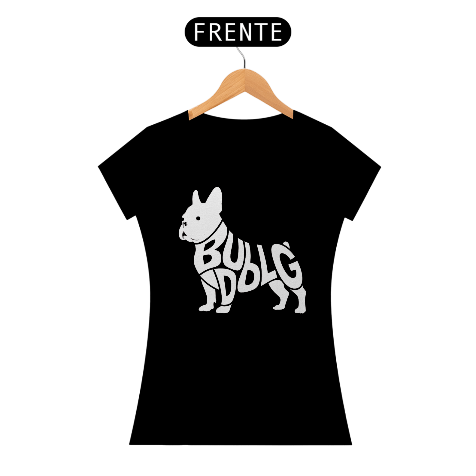 CAMISETA FEMININA BULDOGUE