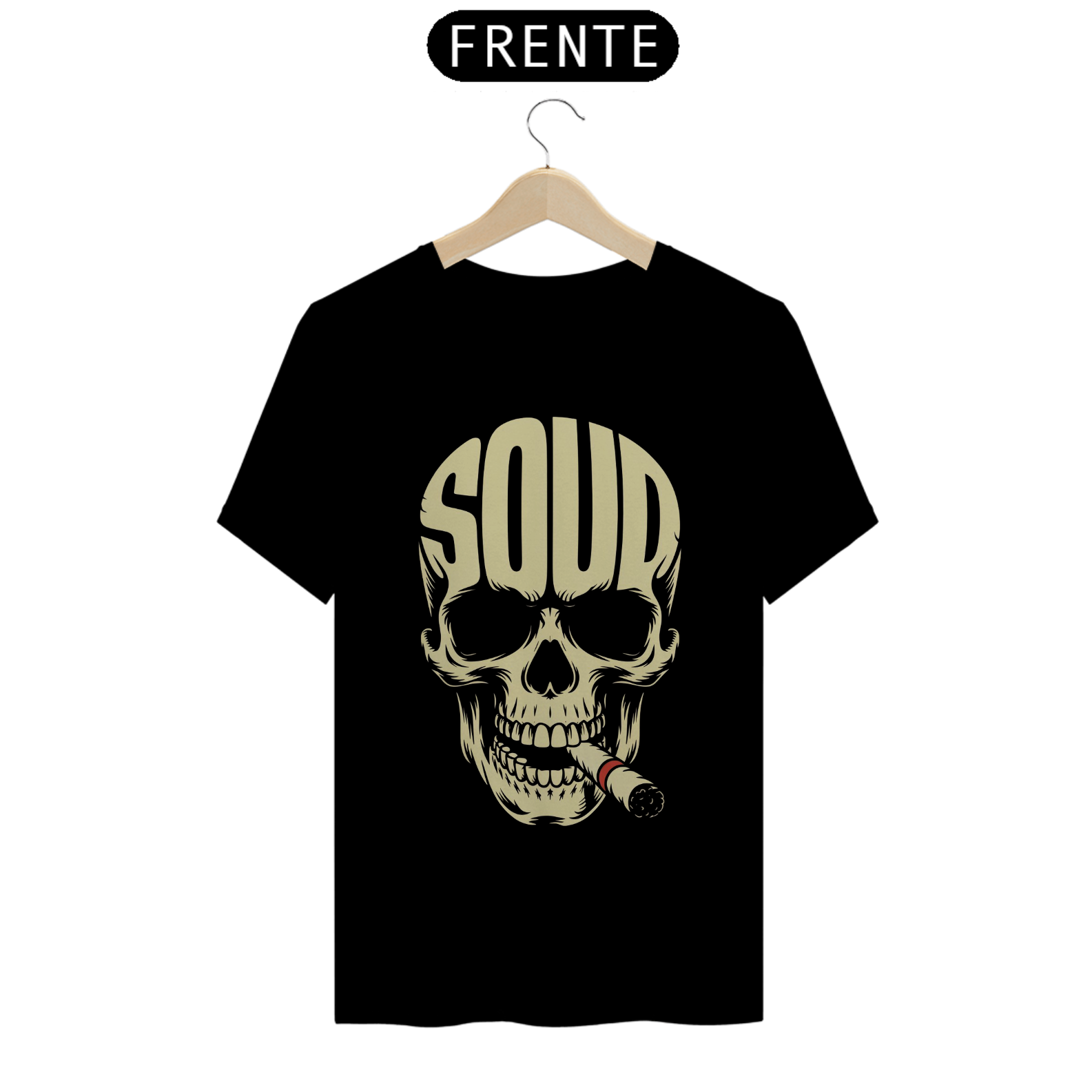 CAMISETA ESTAMPADA SOUD CAVEIRA