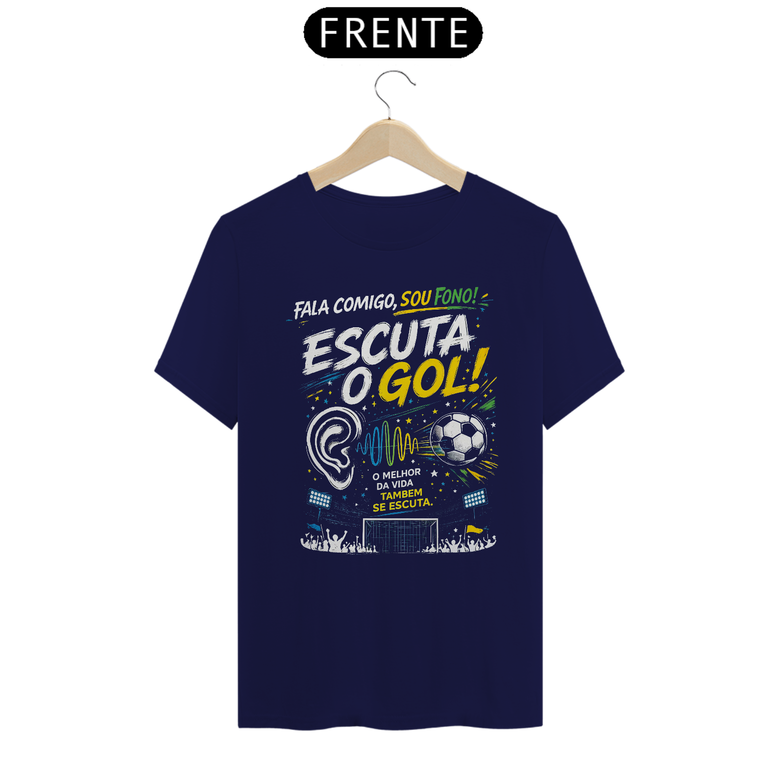 Camiseta ESCUTA O GOL - Unissex