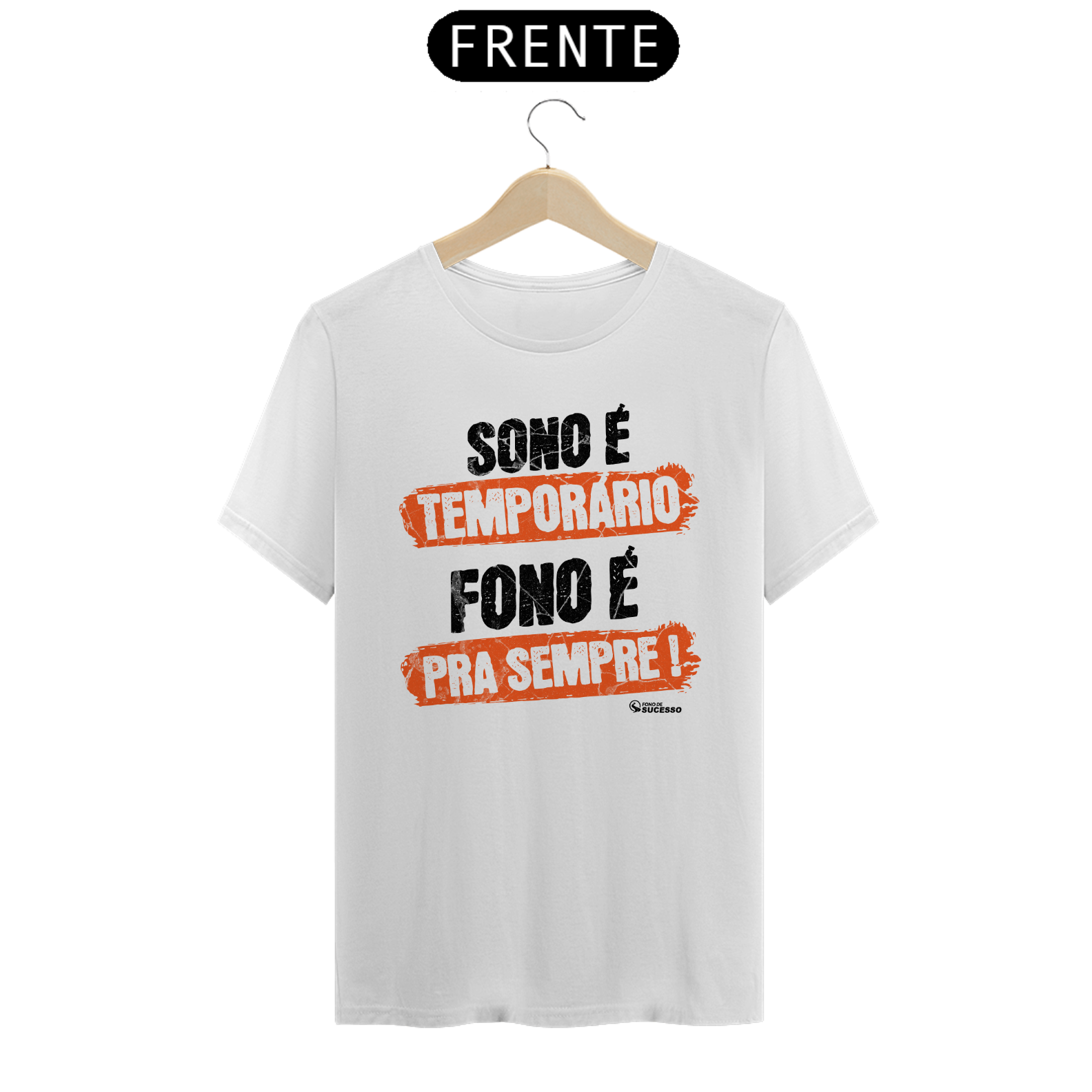 Camiseta FONO > SONO - Unissex - Cores Claras