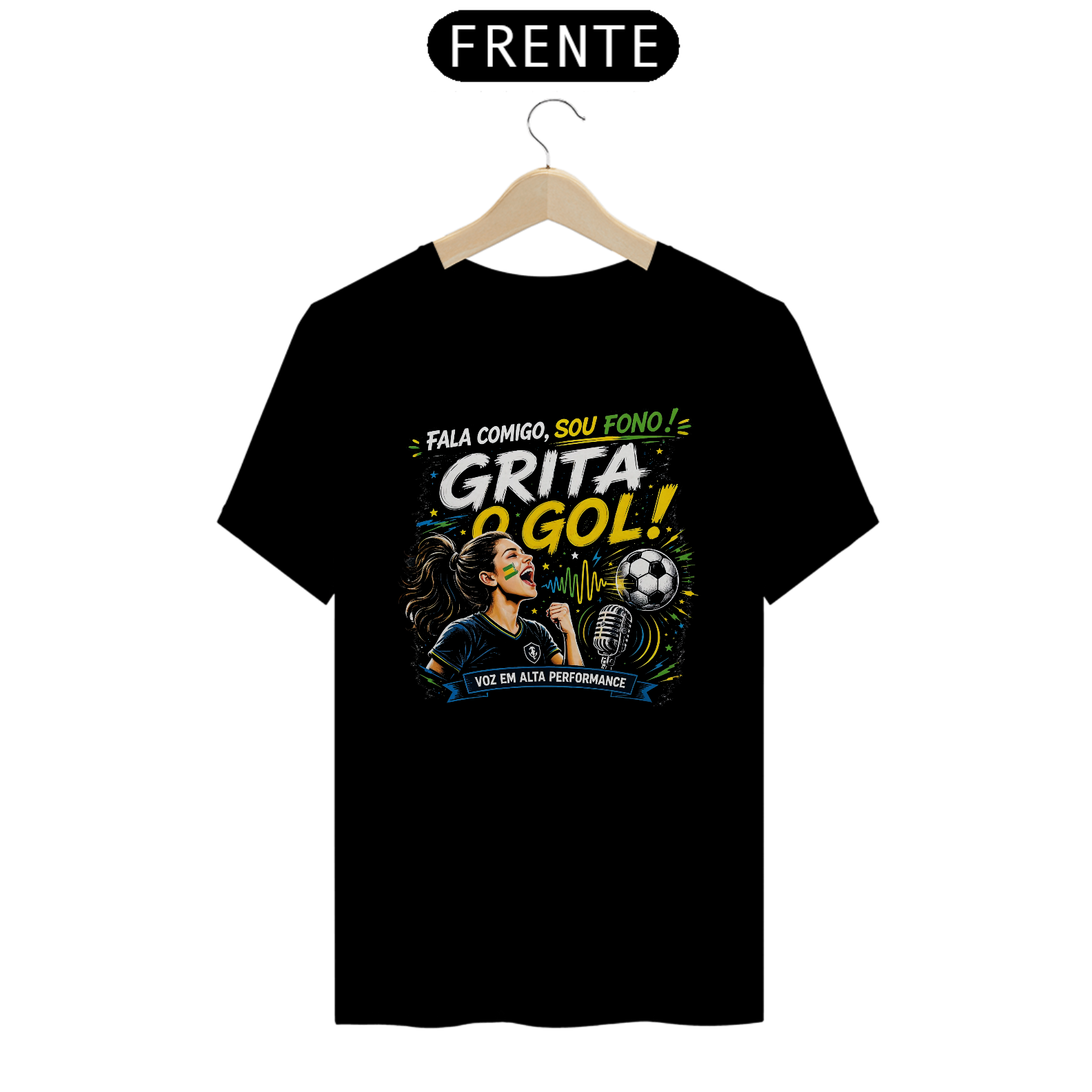 Camiseta GRITA O GOL - Unissex