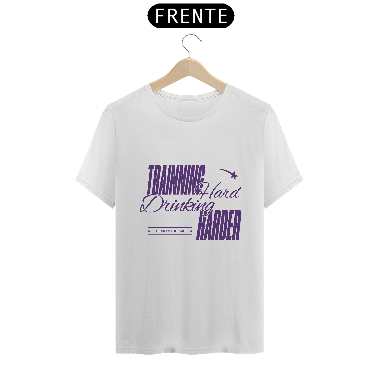 T-SHIRT DRINKING HARDER