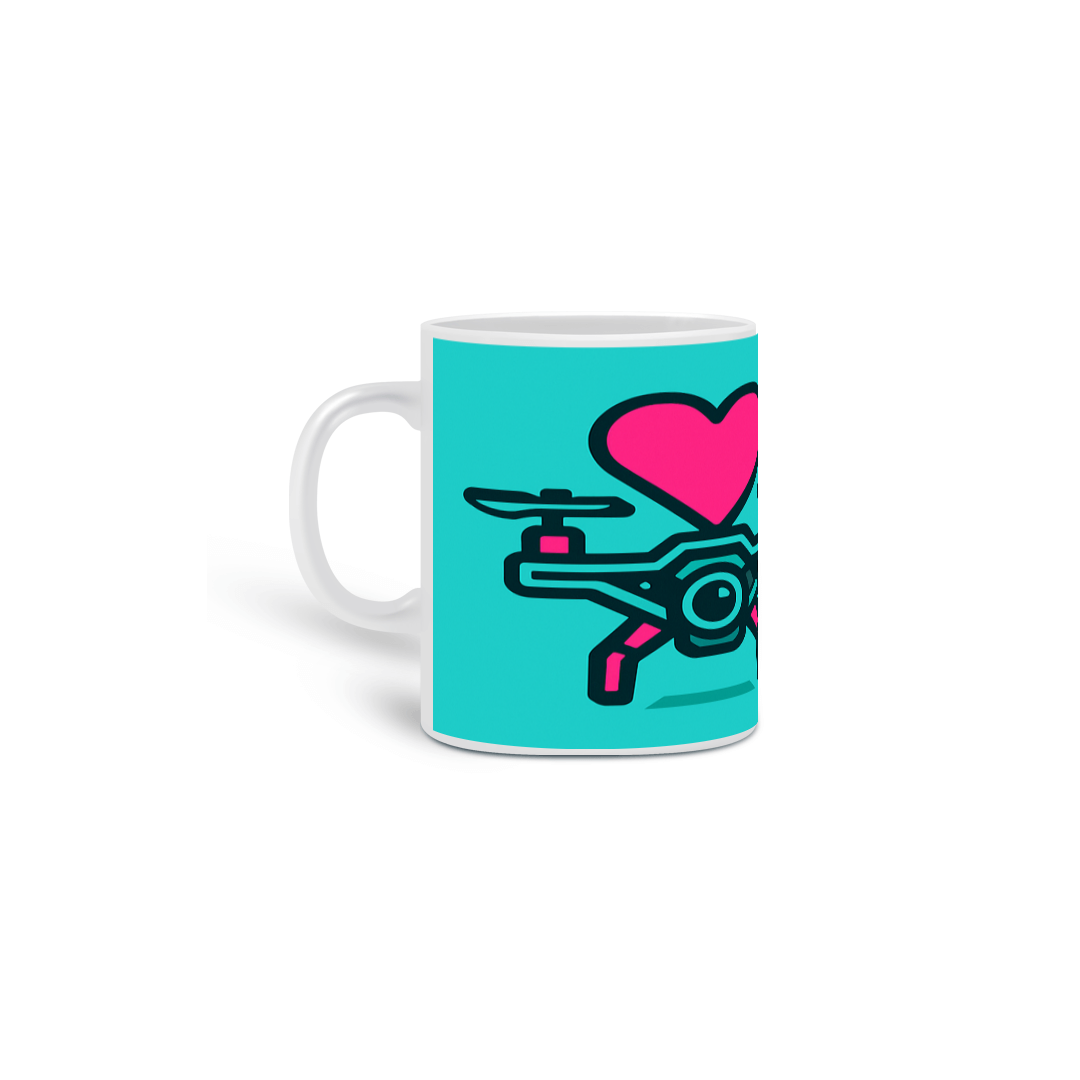 caneca i love drones