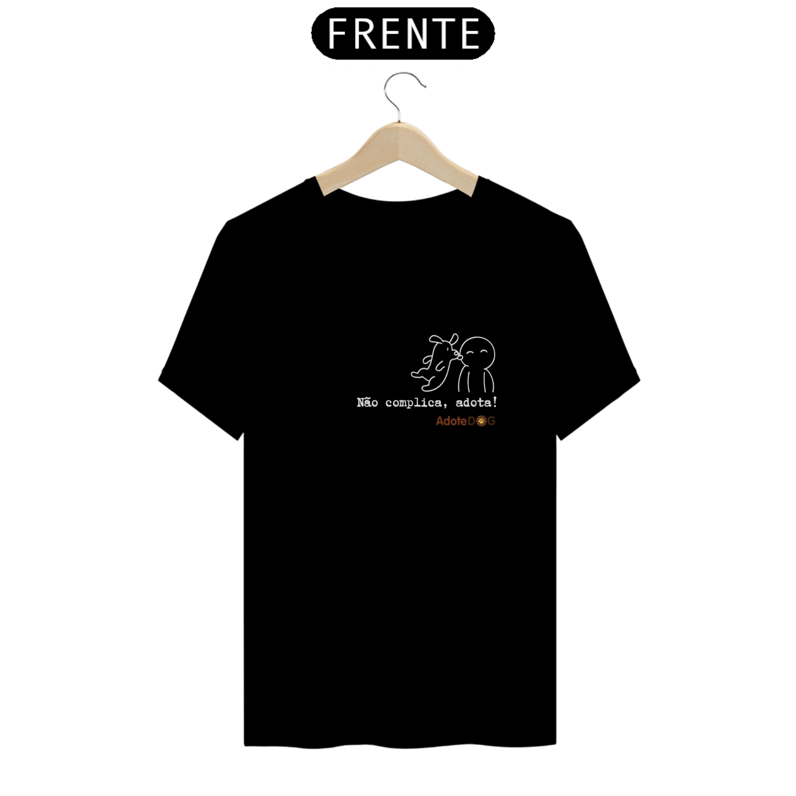 T-Shirt Classic Não Complica, Adota