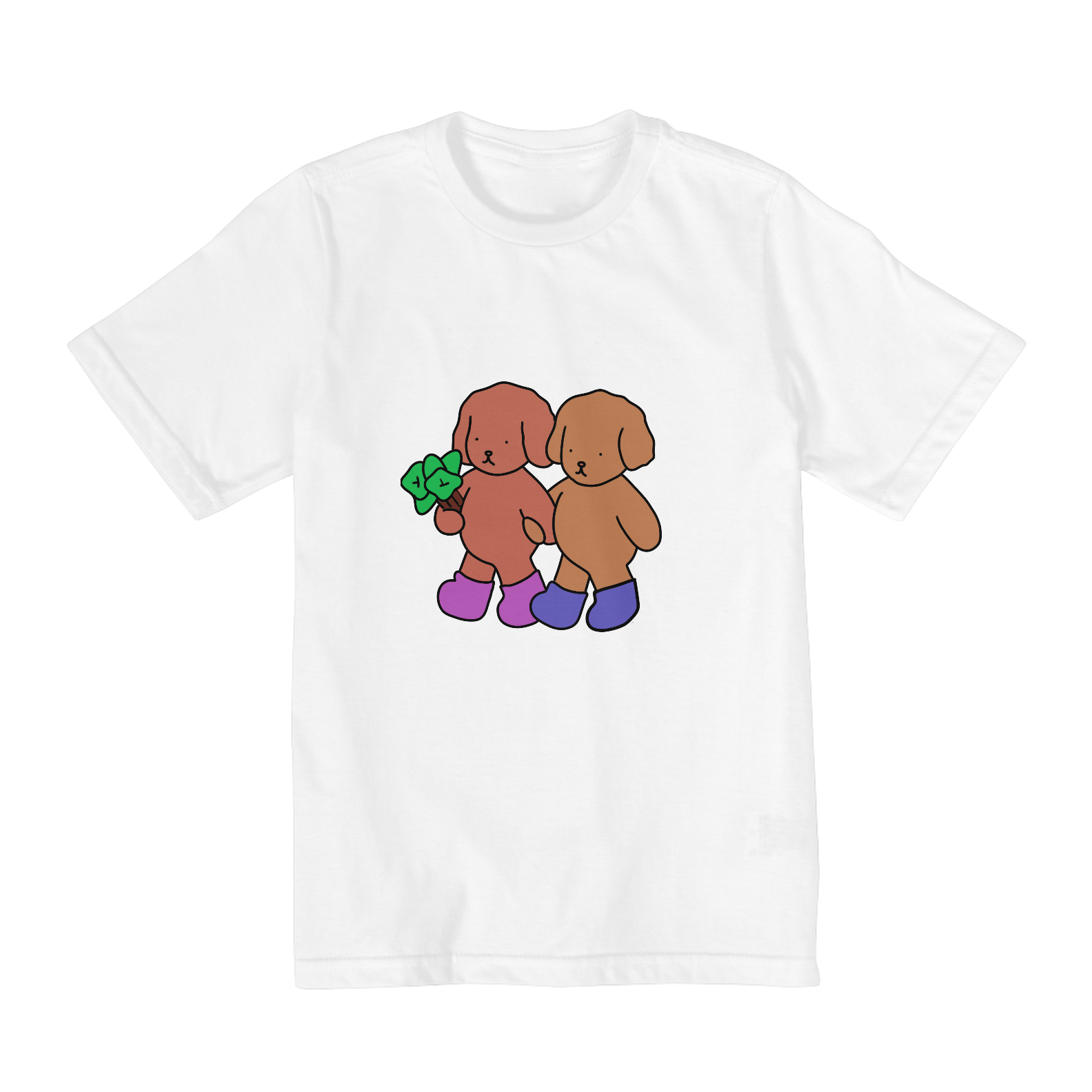 Camiseta Infantil Amigos