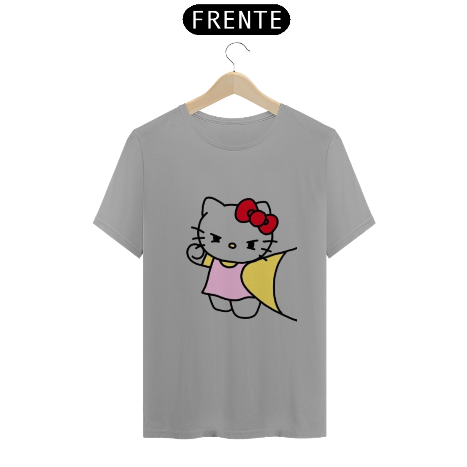 Nome do produto: Camisa estampa hello kitty brava
