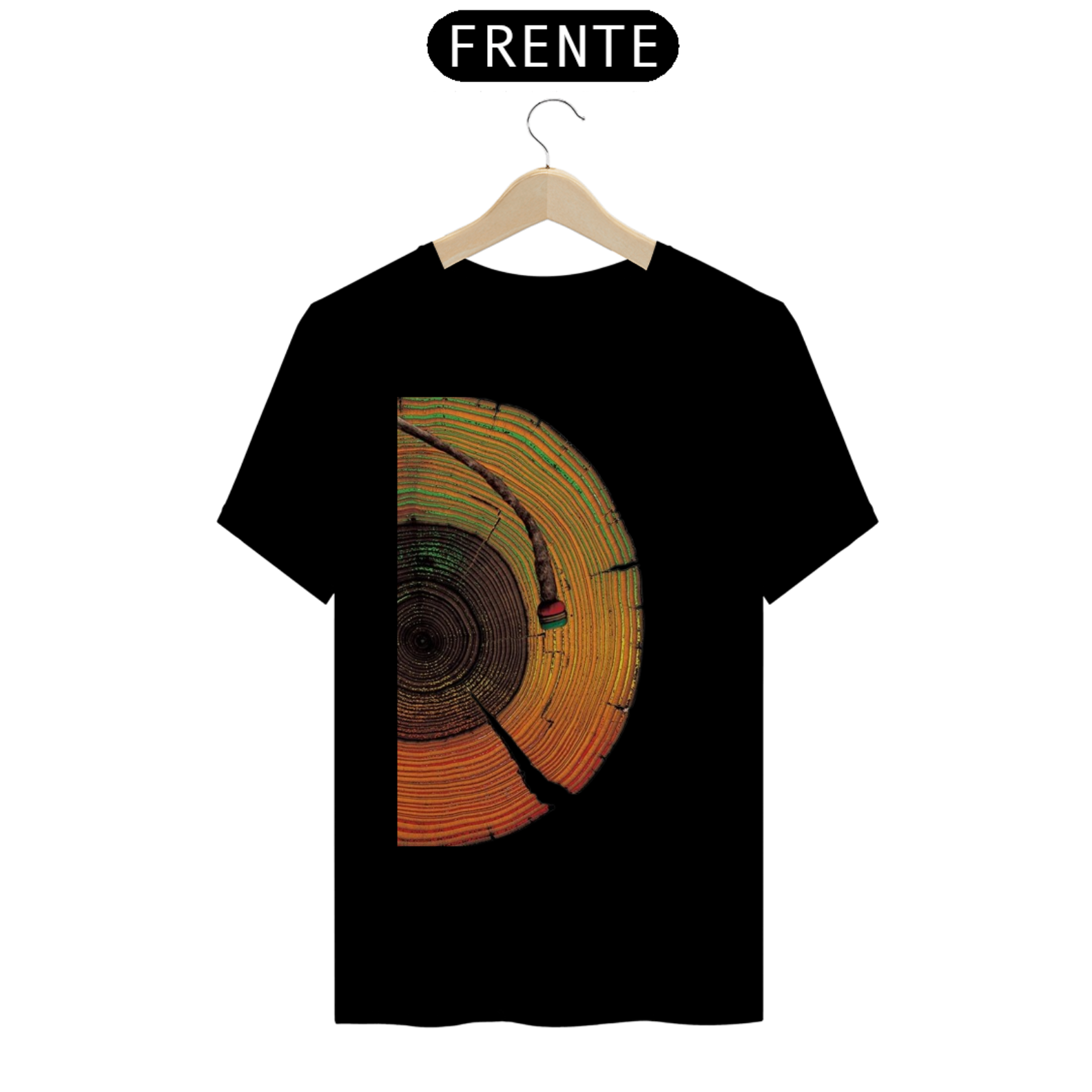 Camisa estampa disco reggae