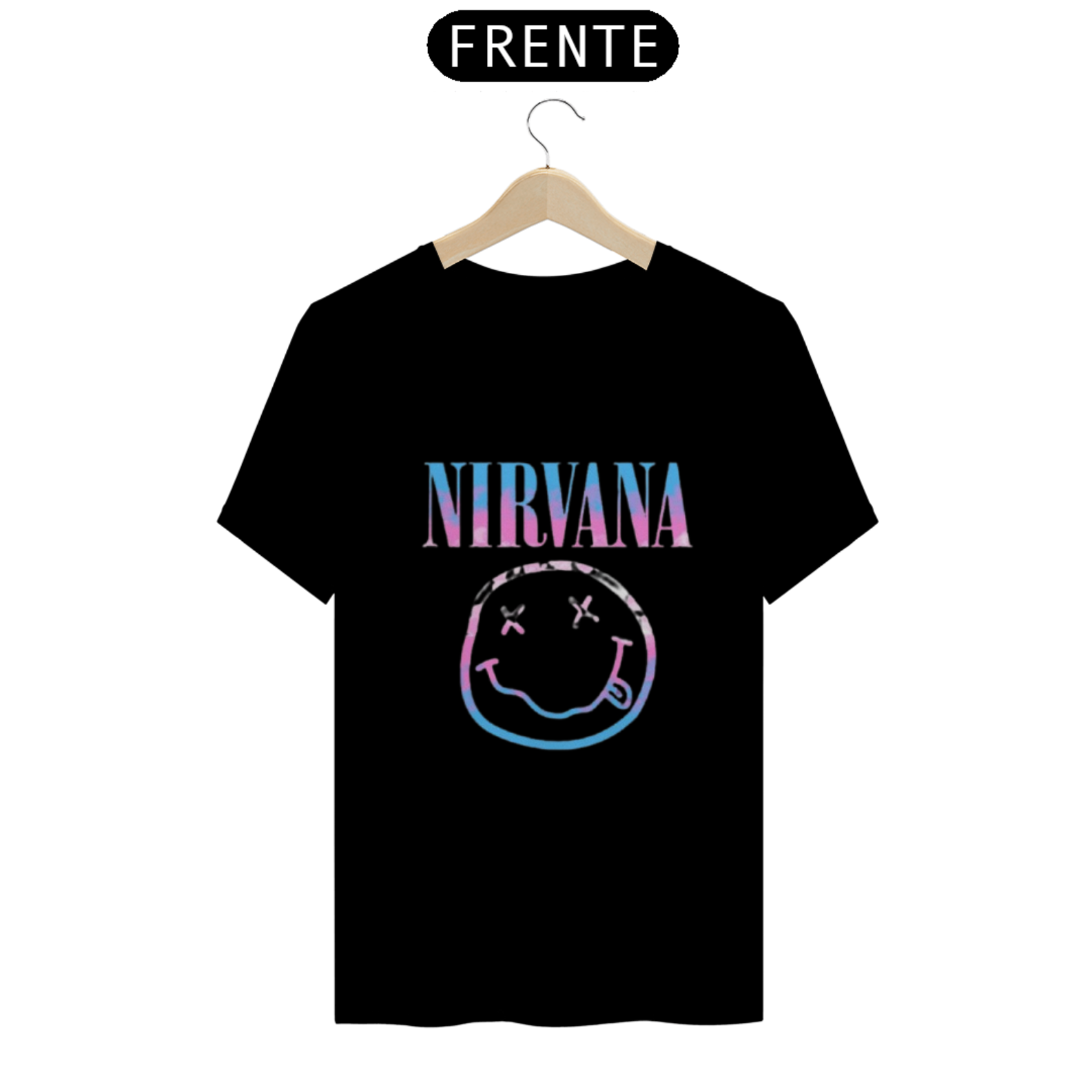Camisa estampa nirvana trans
