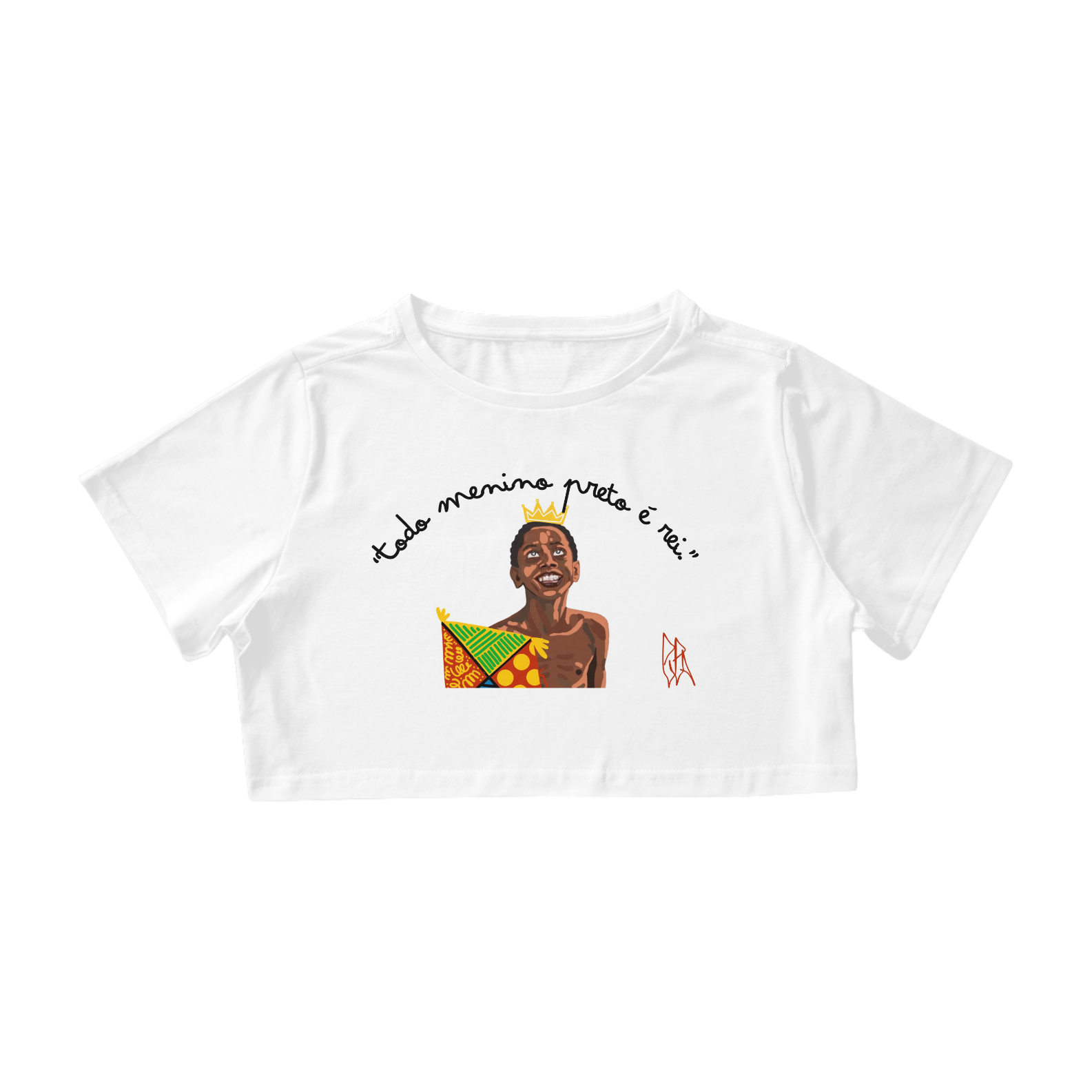 Cropped Menino Preto