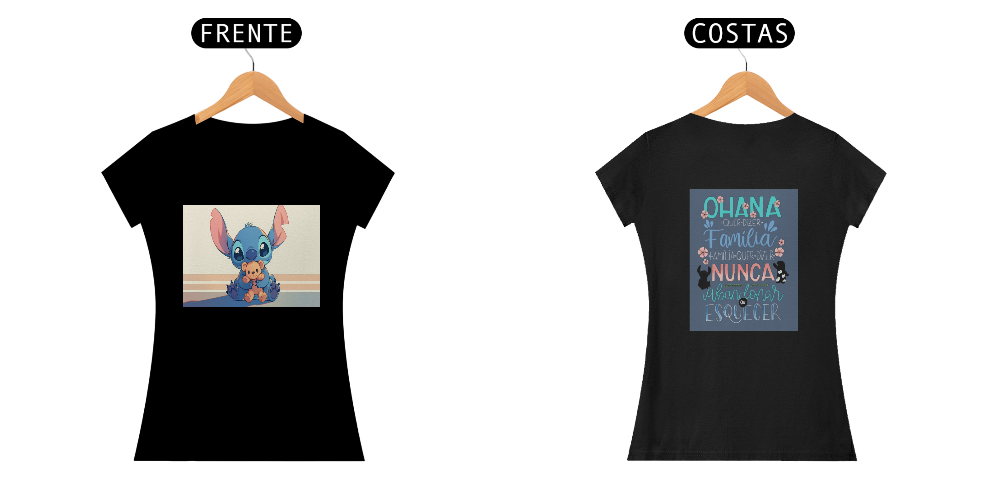 Camiseta Feminina Stich 