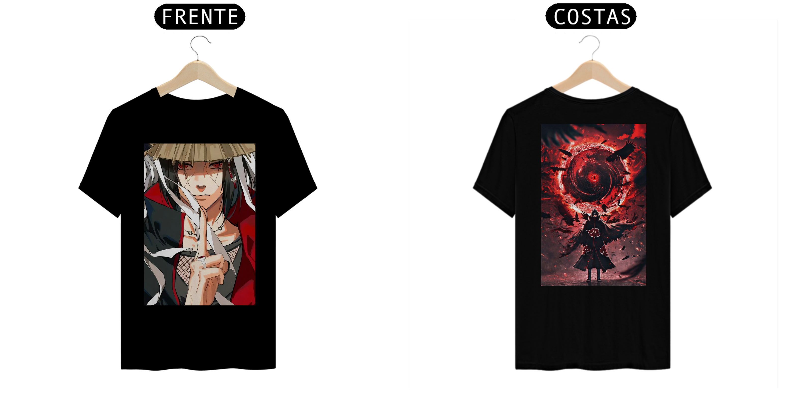 camiseta itachi uchiha