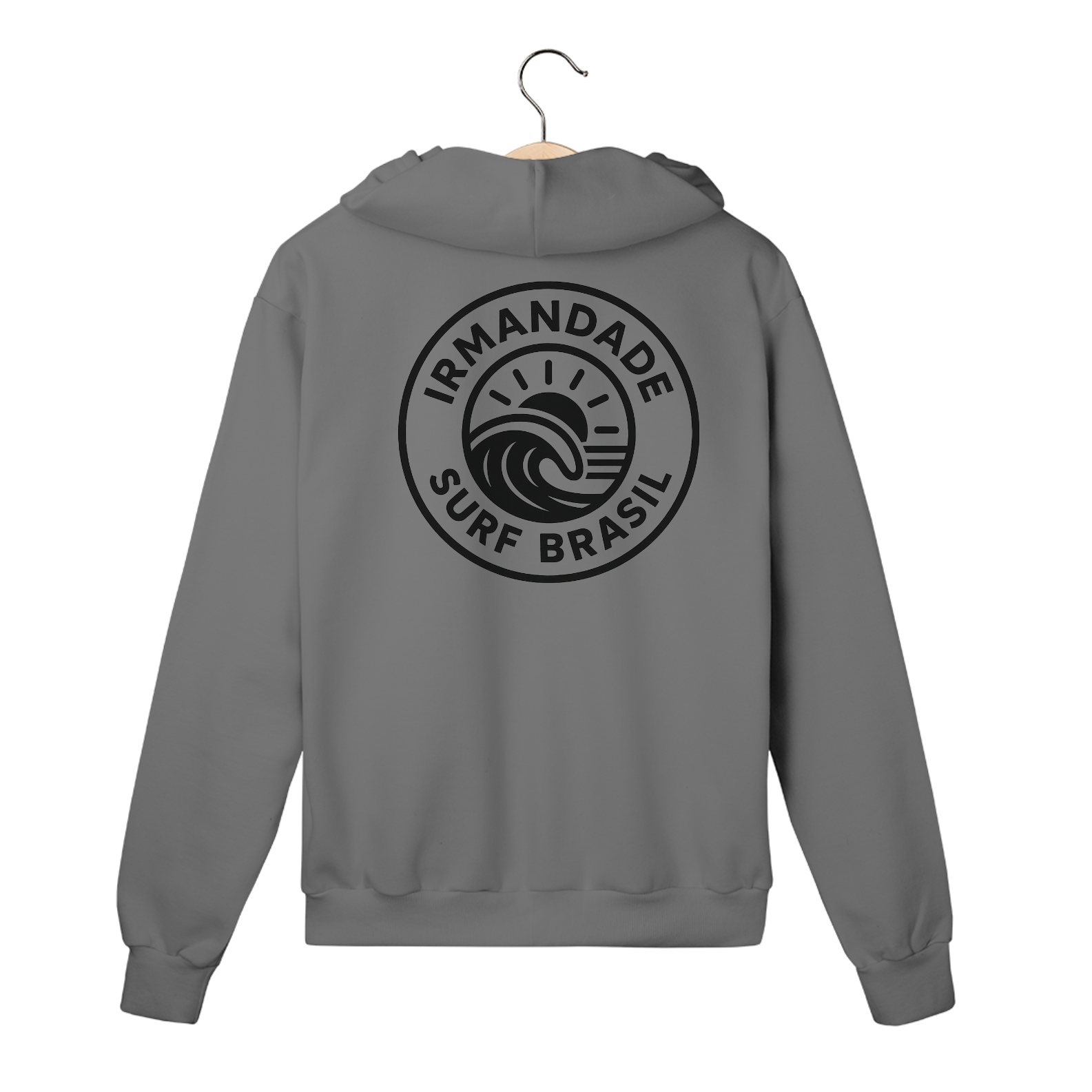 Nome do produto: Moletom com ziper Irmandade Surf Brasil