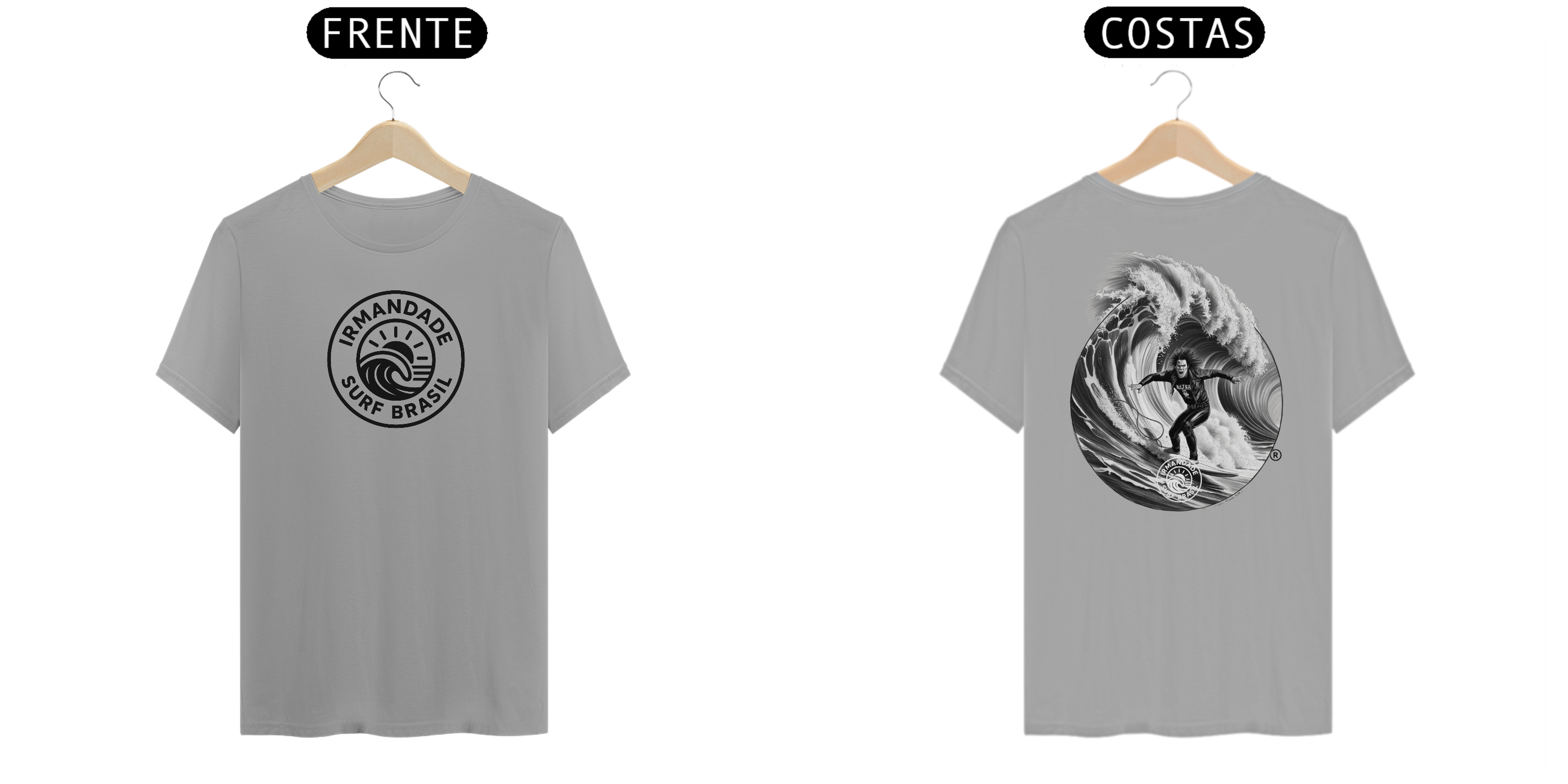 Nome do produto: Camisa unisex Irmandade Surf Brasil - Surfista Punk