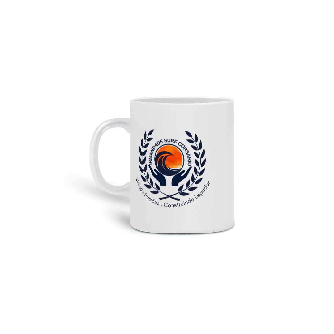 Caneca de Porcela Irmandade Surf Corsário 