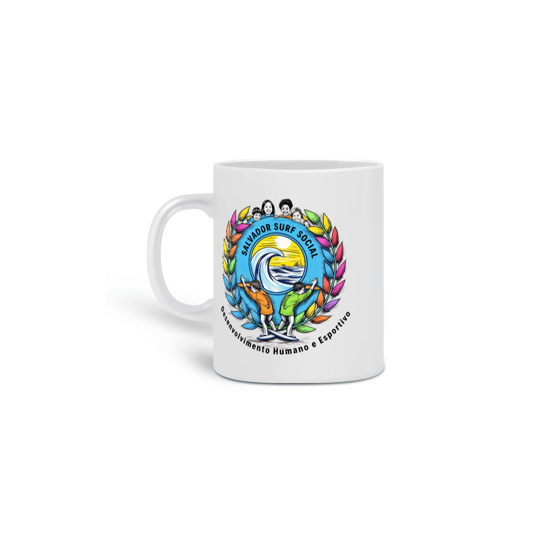 Caneca de Porcelana Salvador Surf Social II