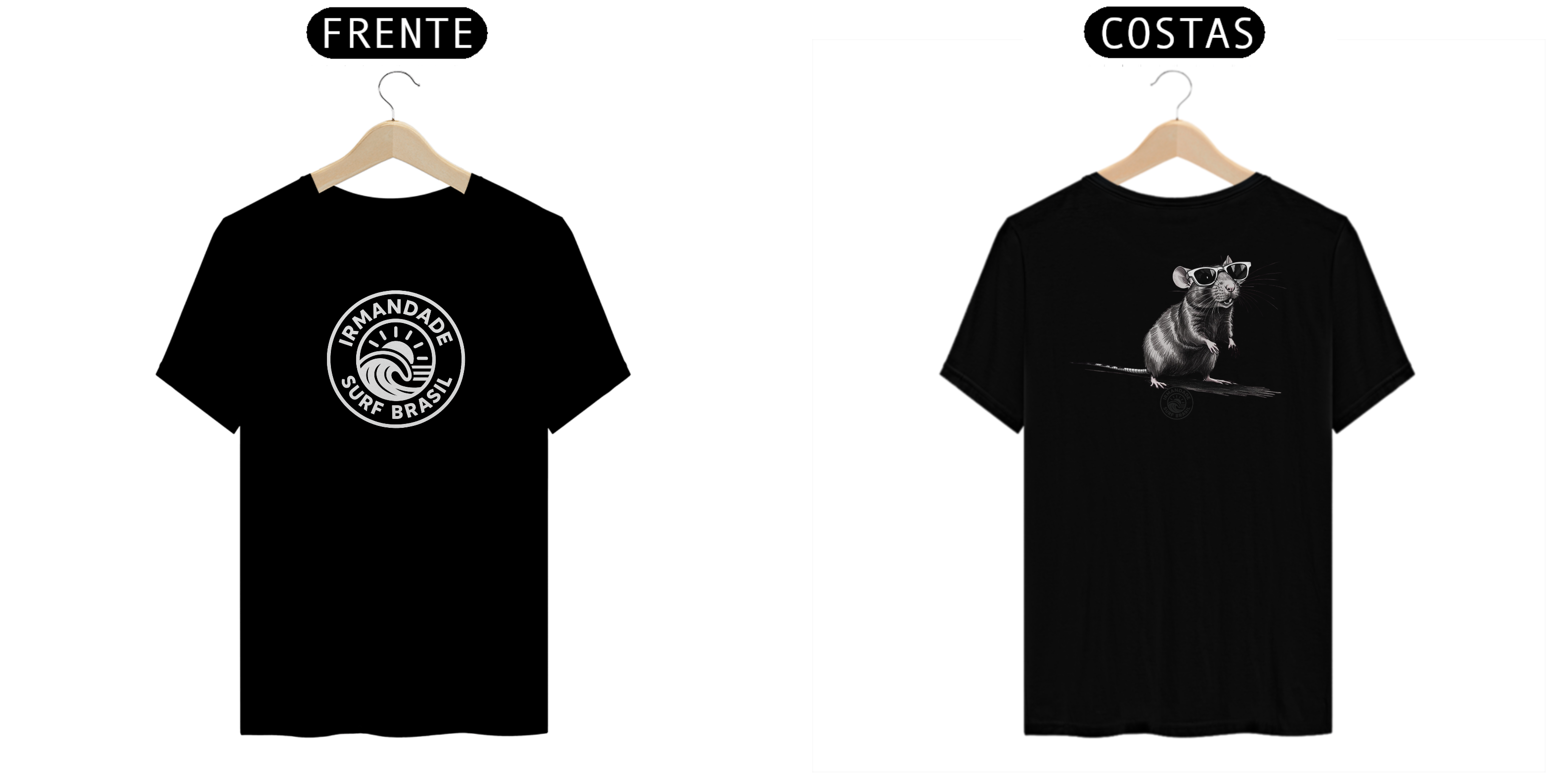 Nome do produto: Camisa unisex Irmandade Surf Brasil - Dom Rato