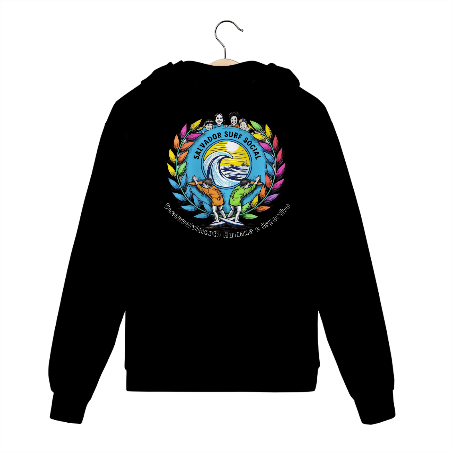 Nome do produto: Moletom com ziper Salvador Surf Social