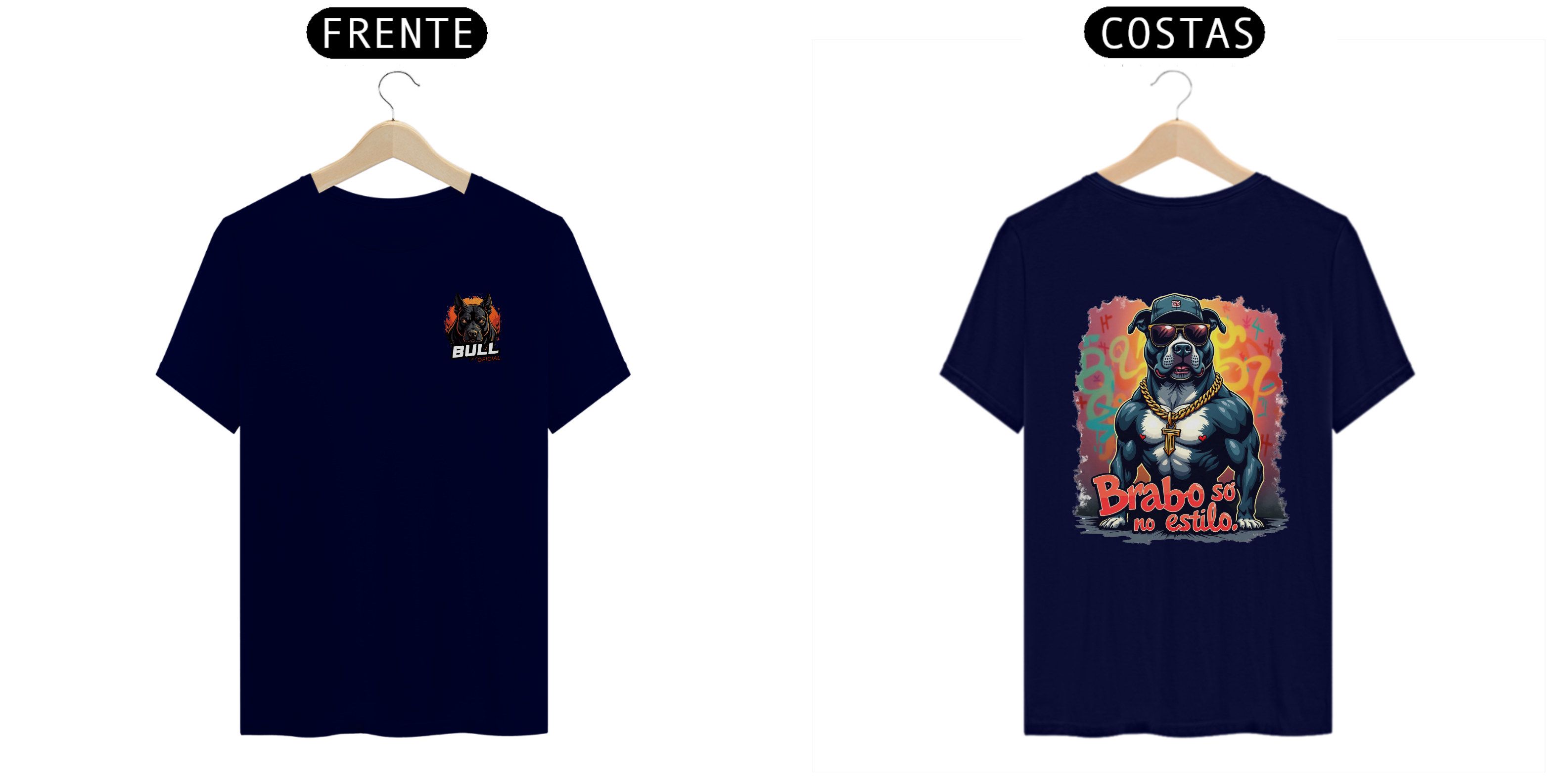 Camiseta Brabo Só no Estilo - COSTAS