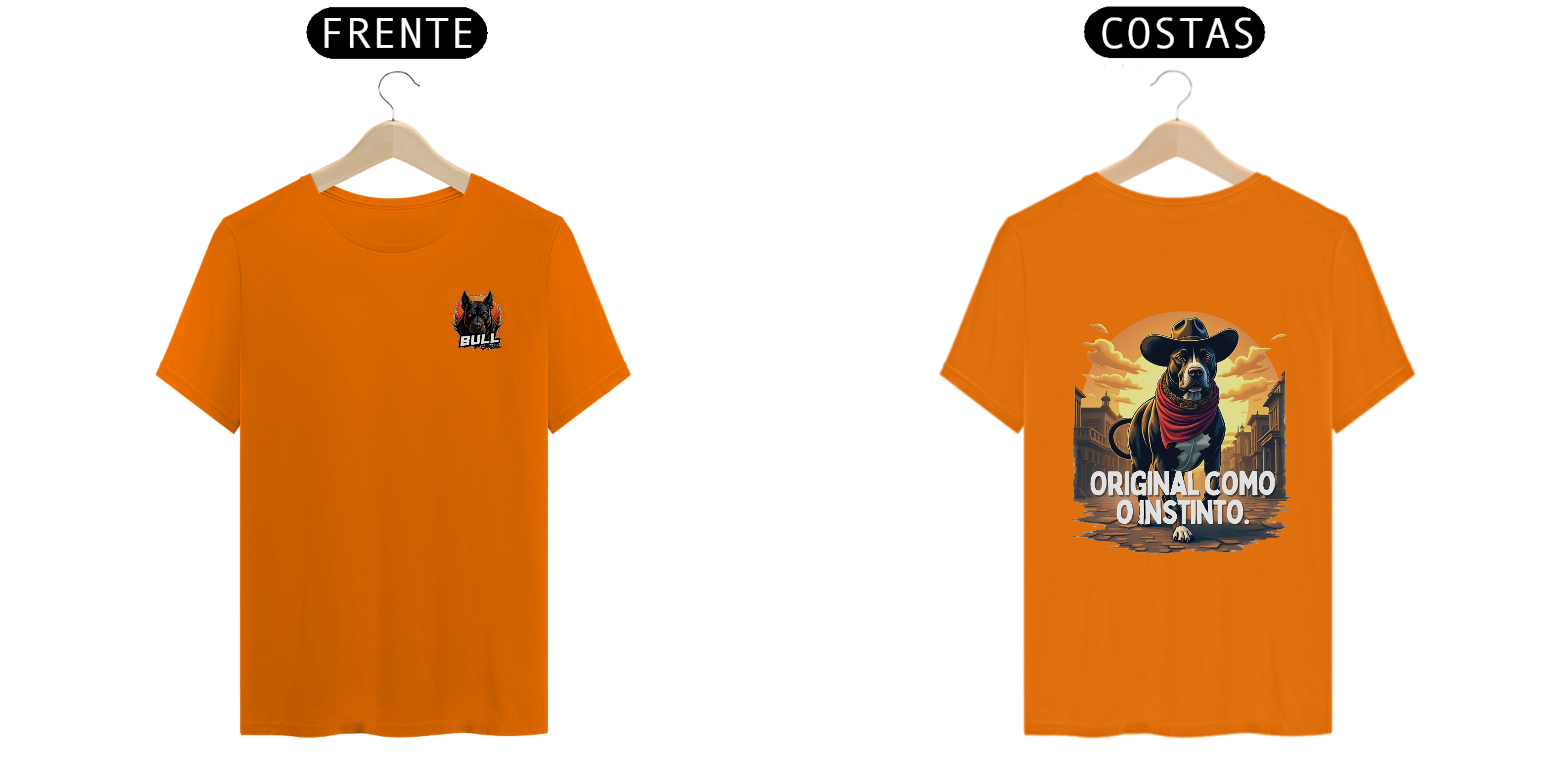 Camiseta Masculina Bull – Cowboy de Respeito