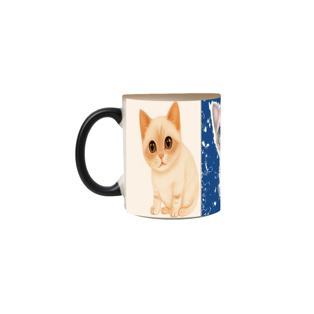 Caneca personagem gatos