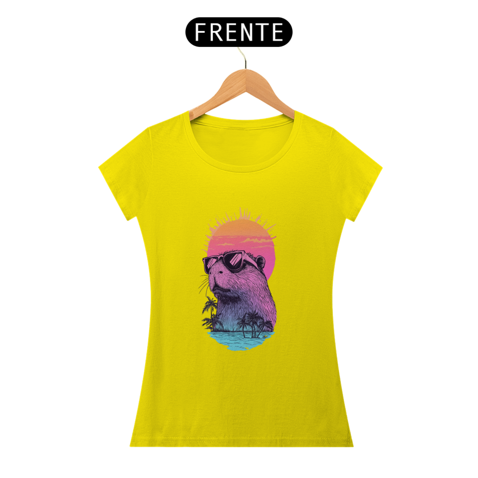 Camiseta Feminina - Capivara 