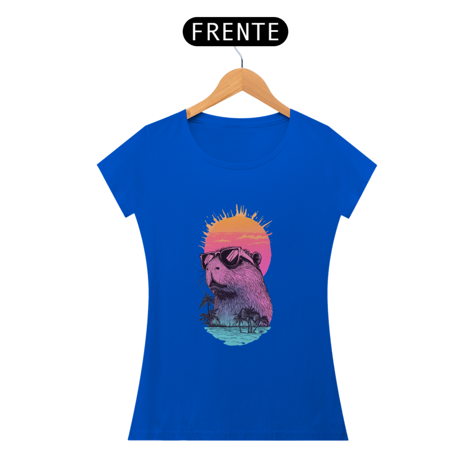 Camiseta Feminina - Capivara 