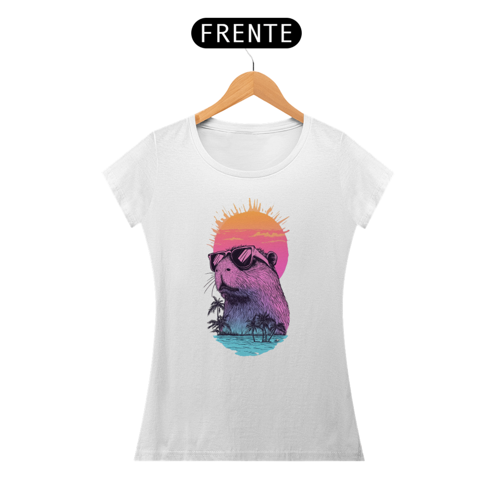 Camiseta Feminina - Capivara 
