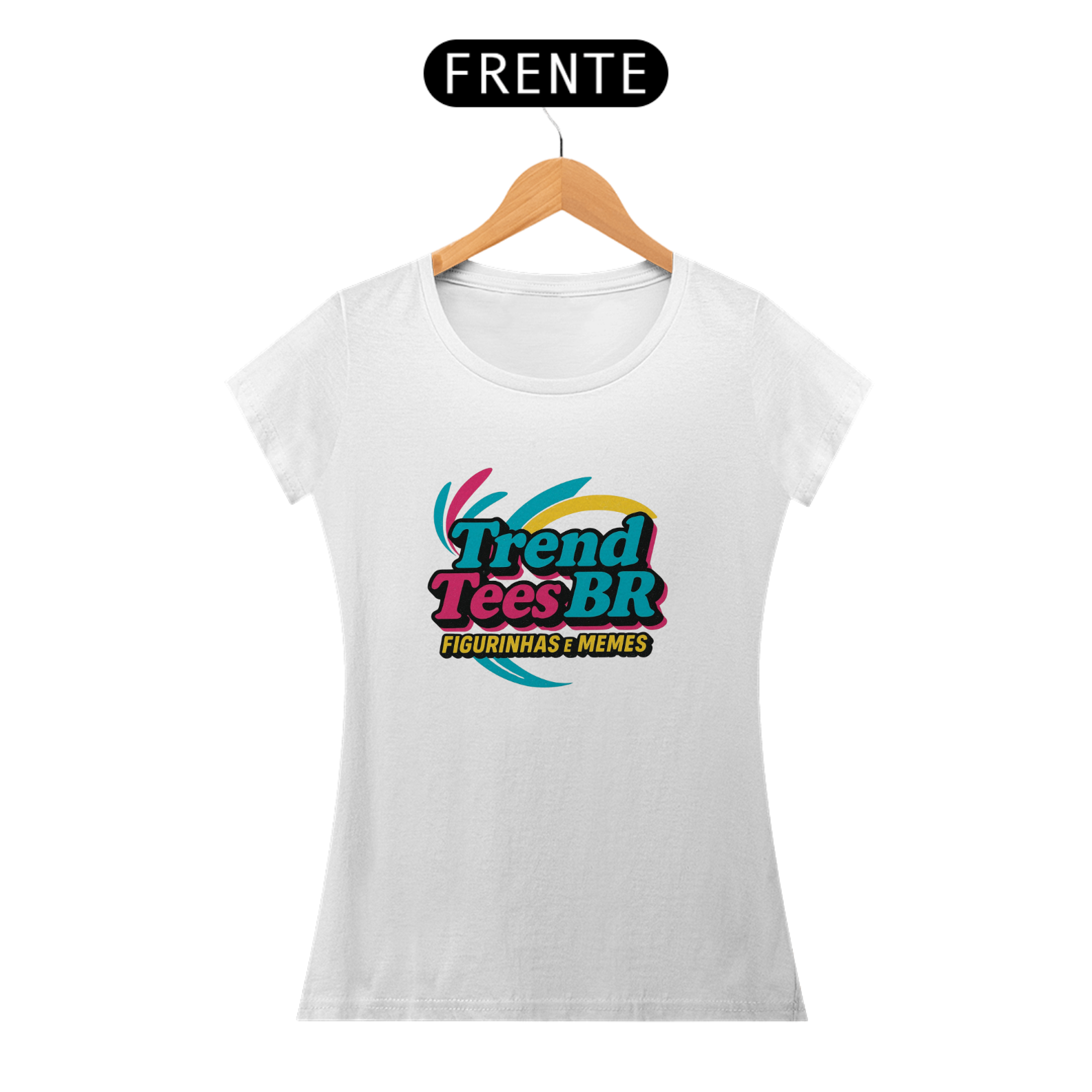 Camiseta Feminina - Trend Tees BR Figurinhas e Memes 