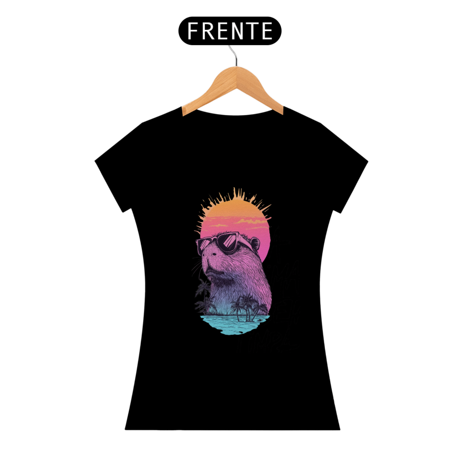 Camiseta Feminina - Capivara 