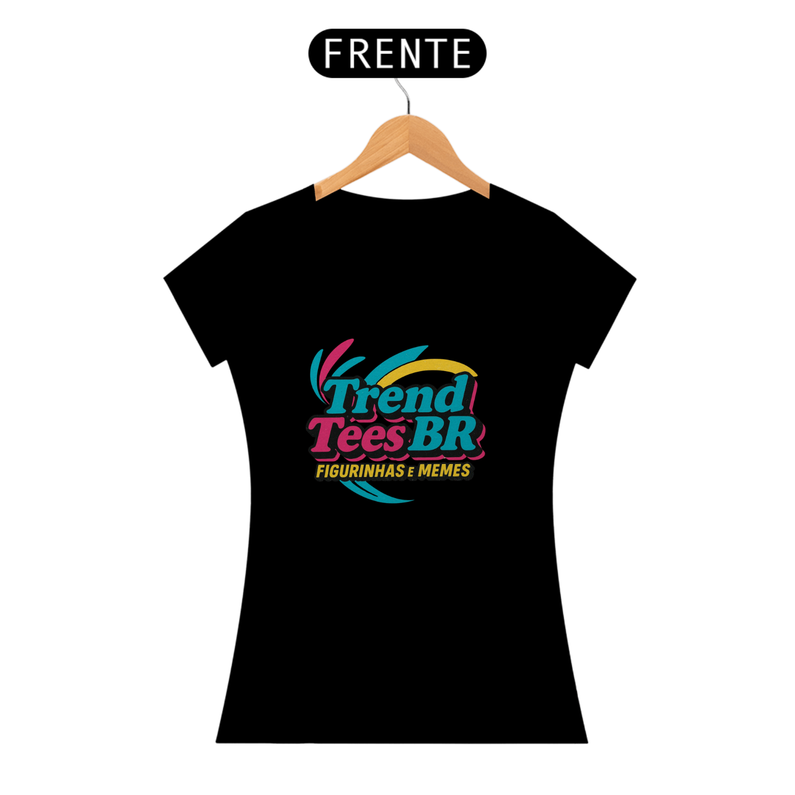Camiseta Feminina - Trend Tees BR - Figurinhas e Memes 