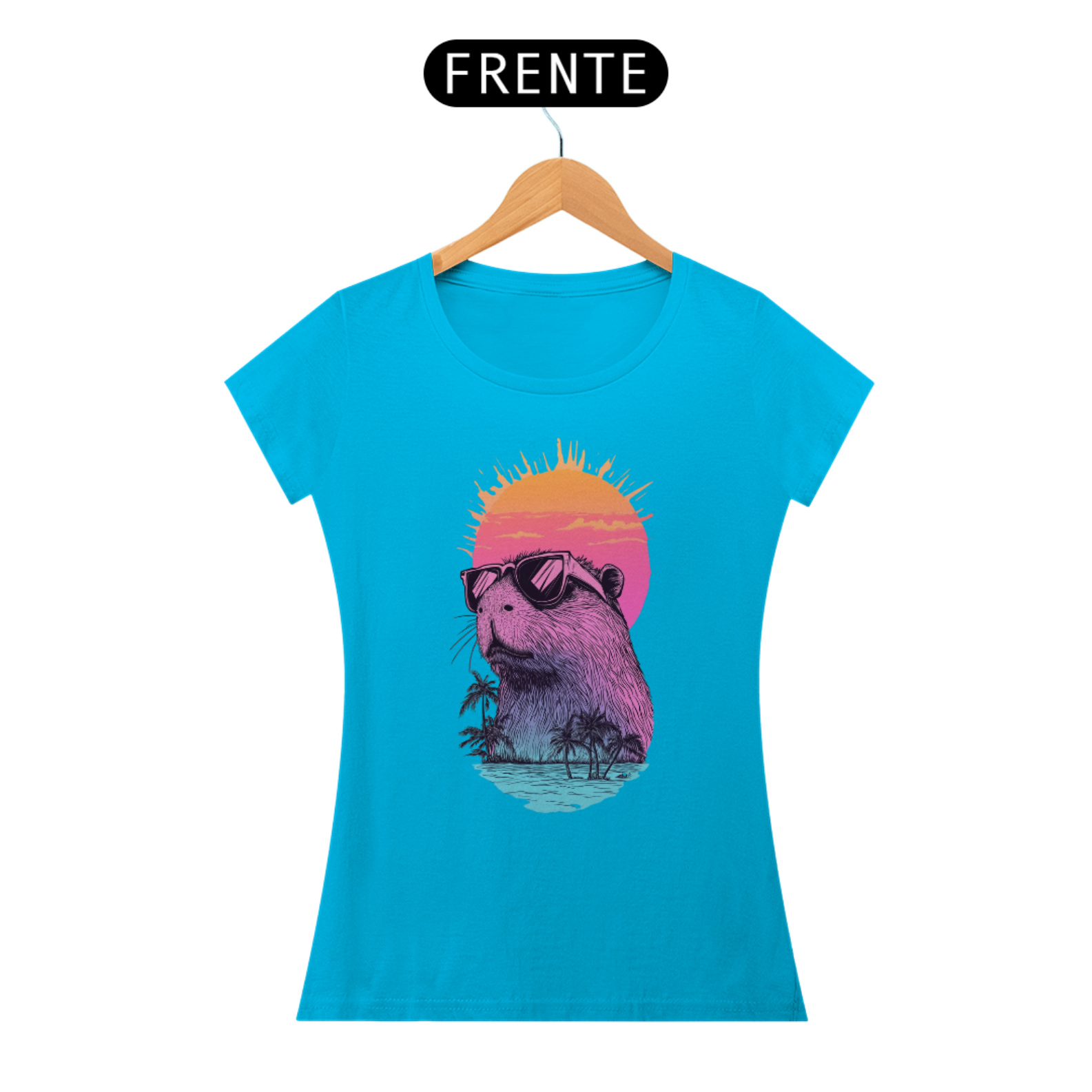 Camiseta Feminina - Capivara 