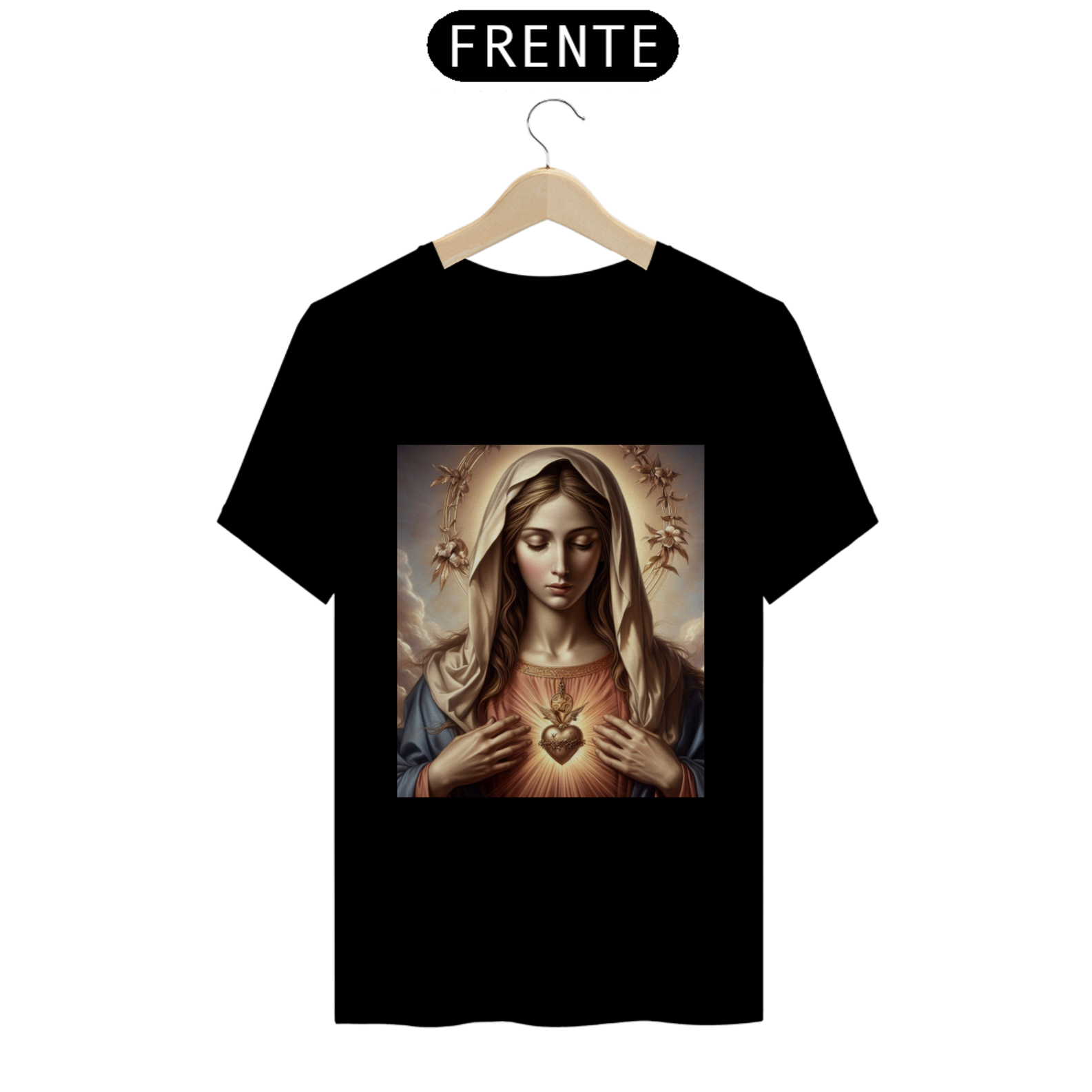 Camiseta coração de Maria 