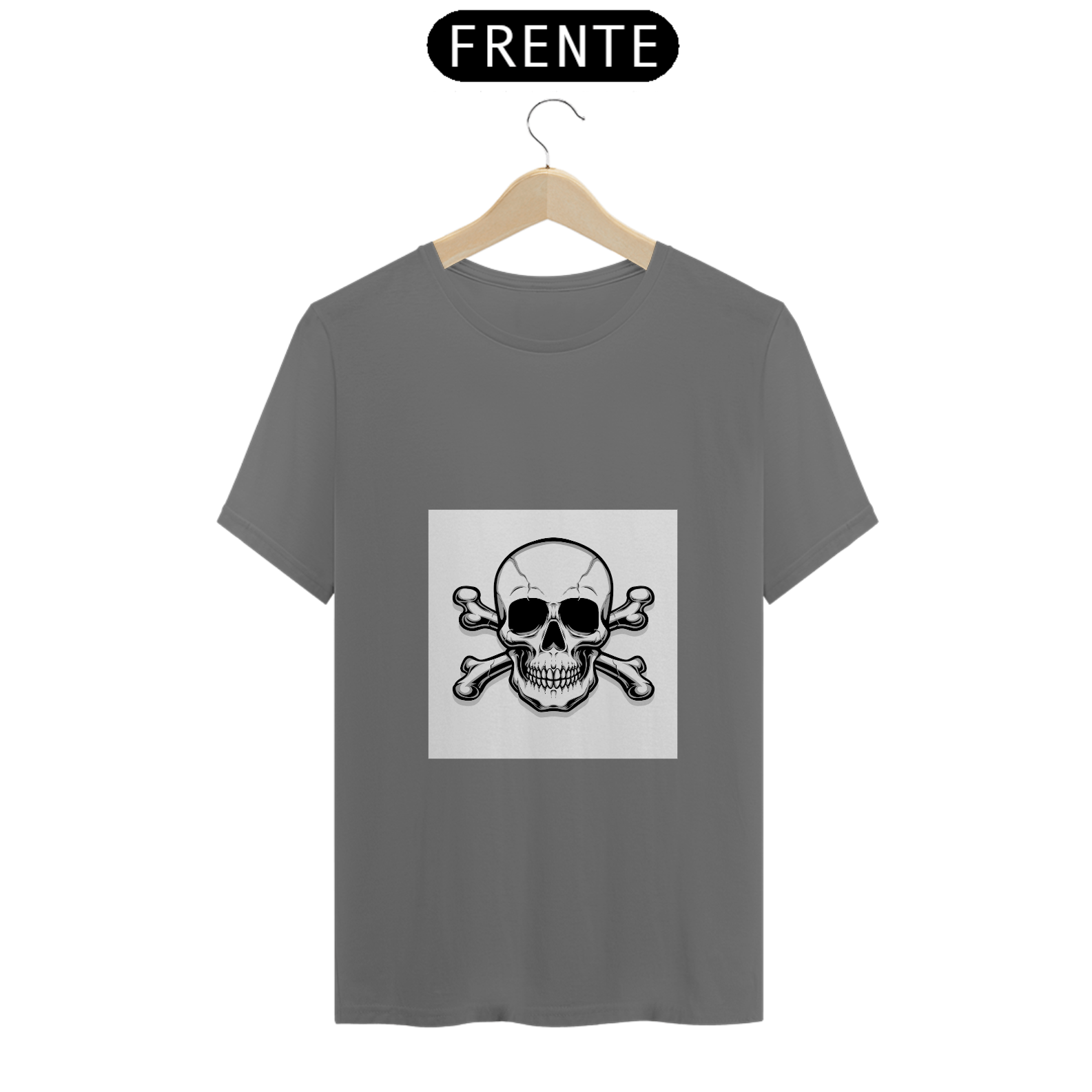 camiseta simbolo caveira 