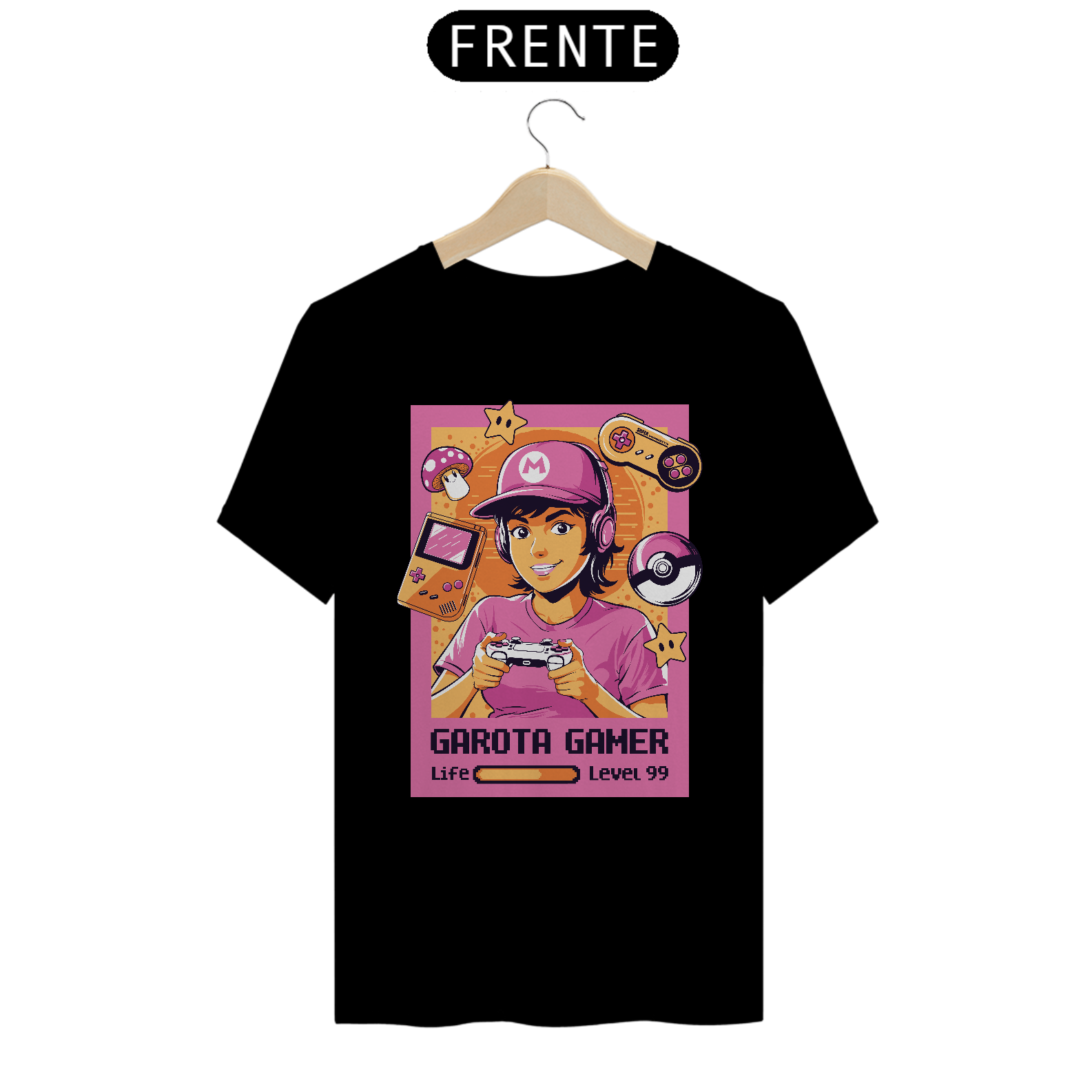 Camiseta - Garota Gamer