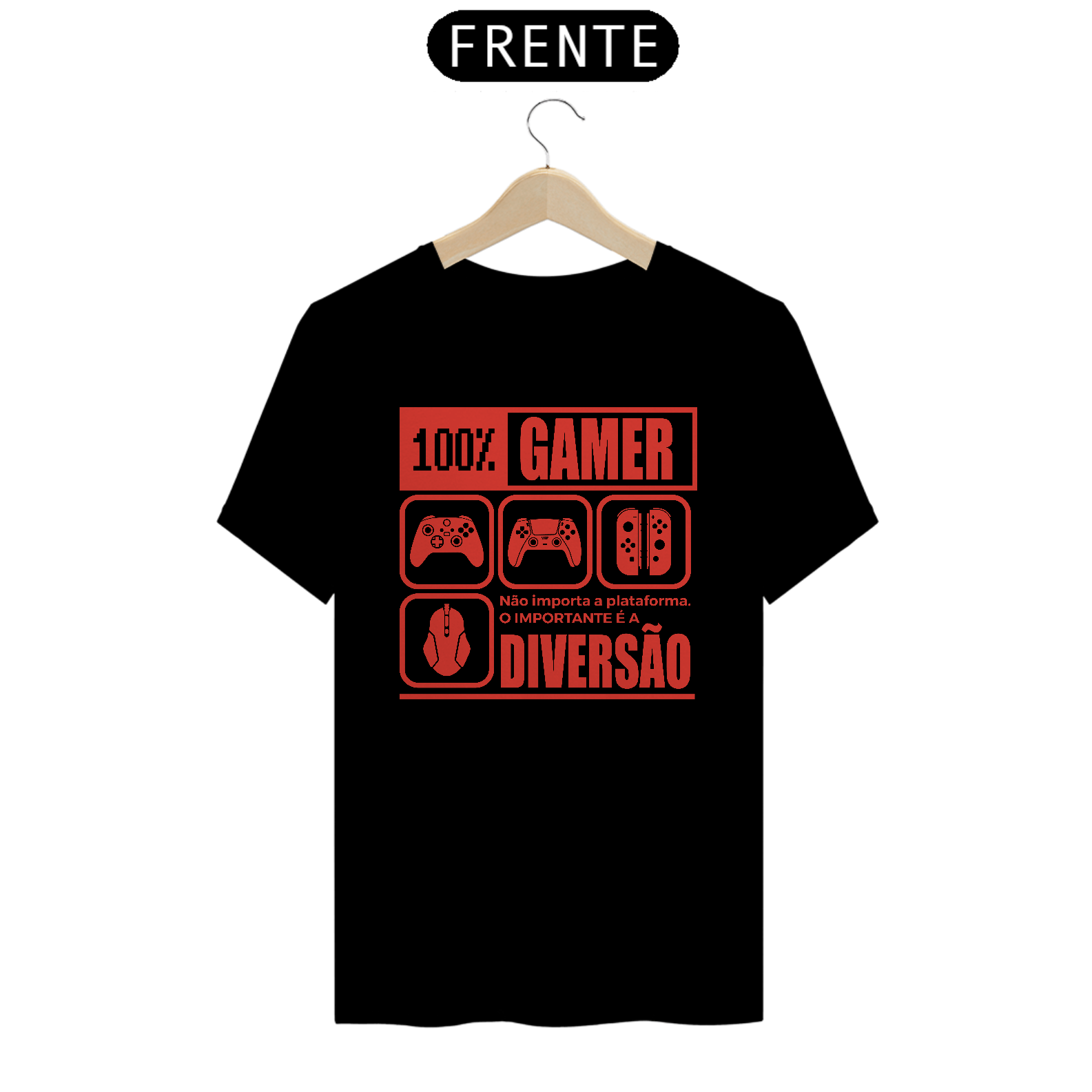 Camiseta - 100% Gamer