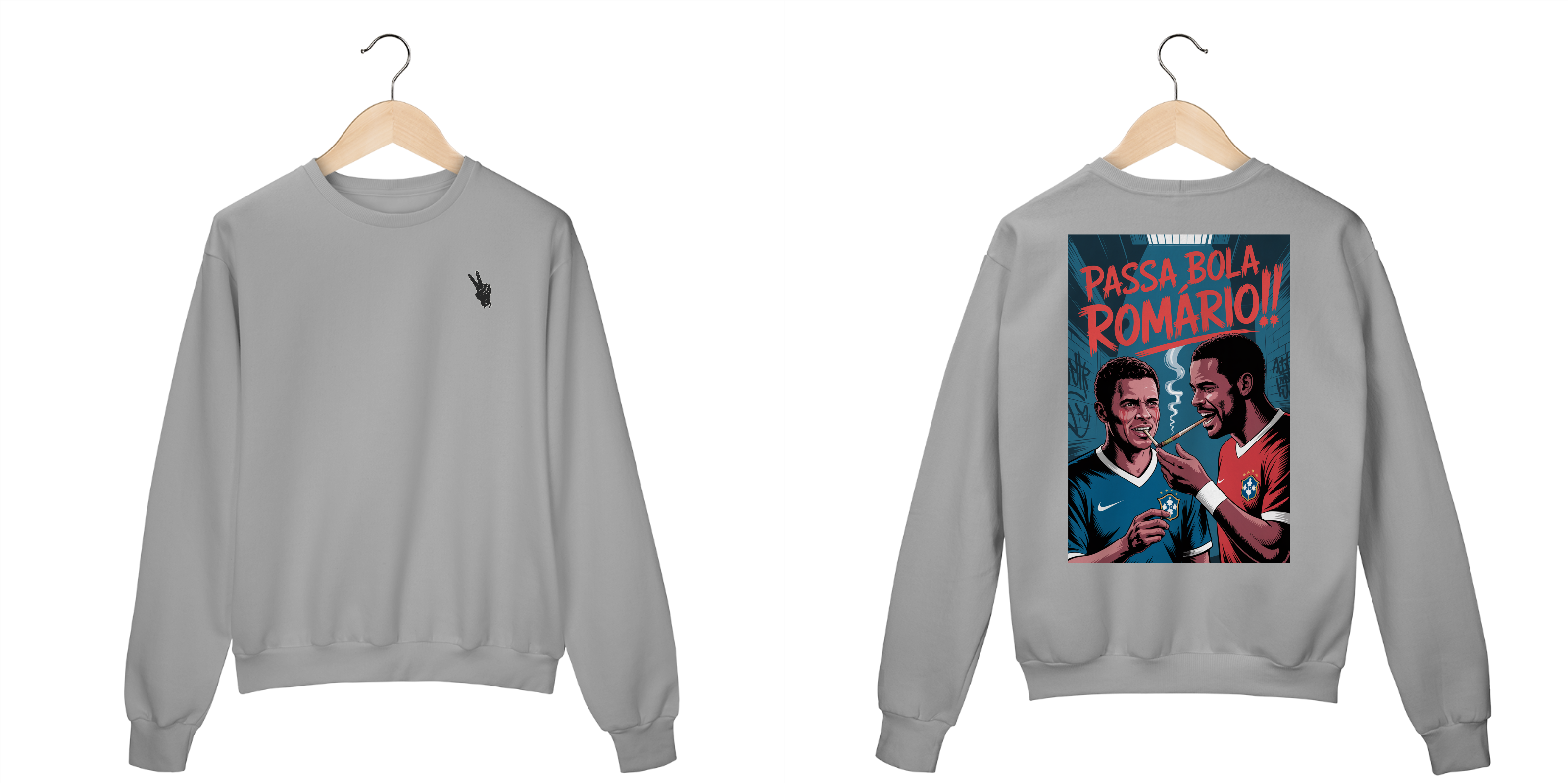 Moletom Prime - Passa Bola Romário!