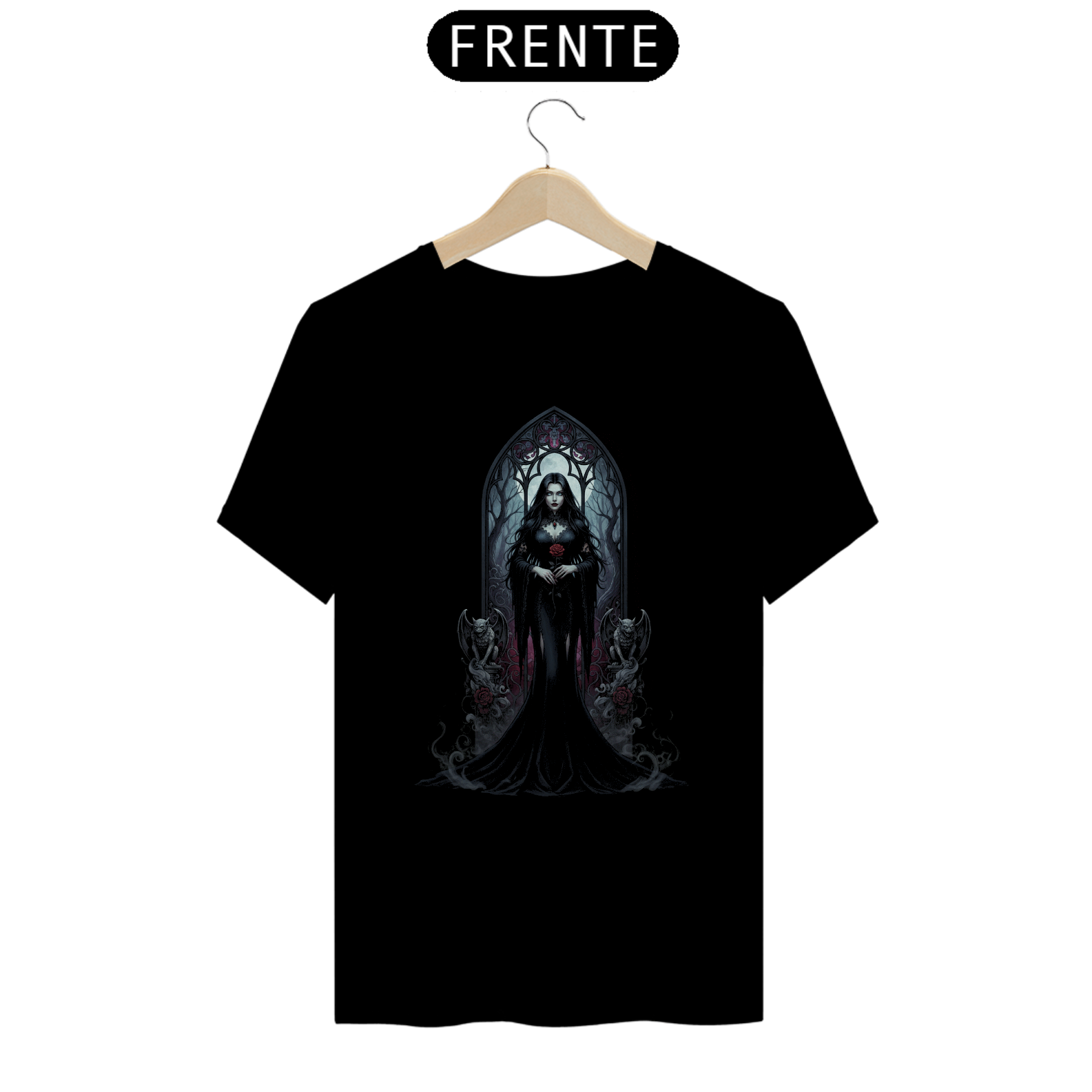 Camiseta Sob a Luz da Lua Gótica