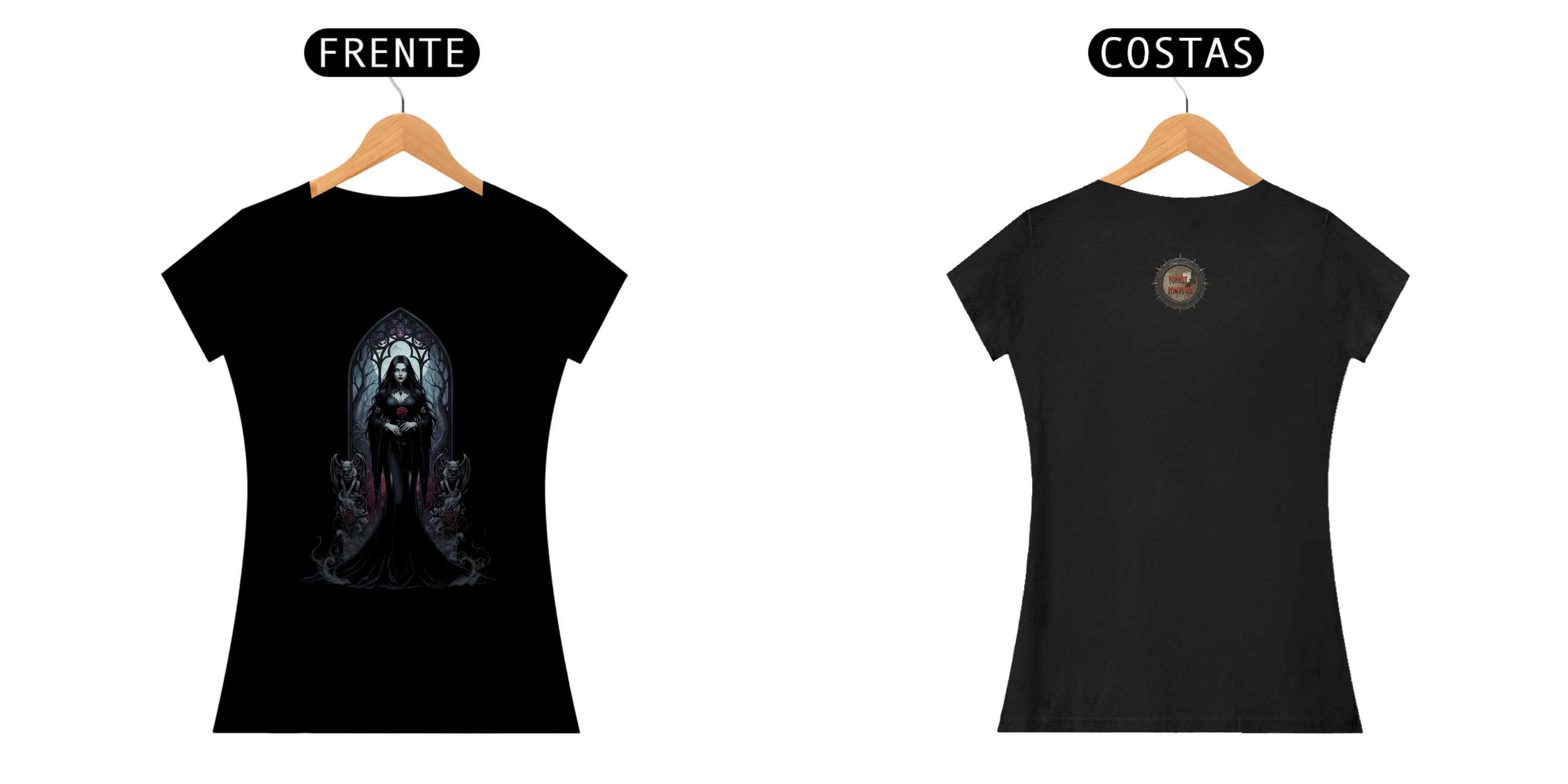 Camiseta Baby Long Sob a Luz da Lua