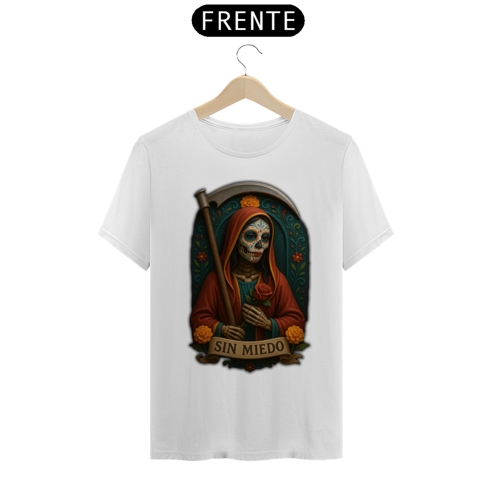 Camiseta Santa Muerte (Foice)