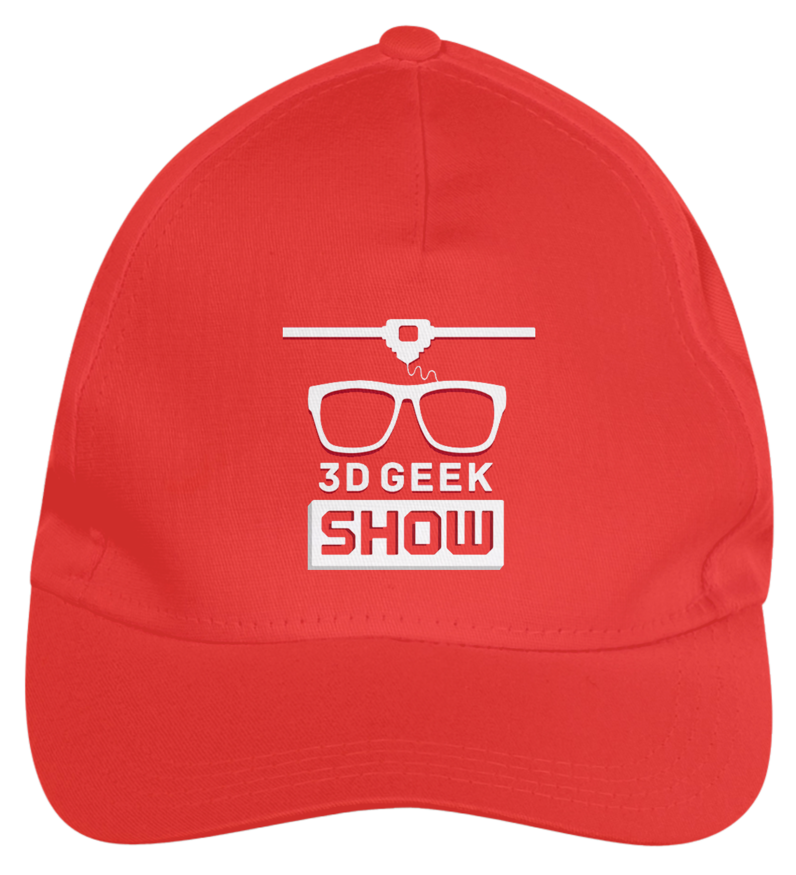 Nome do produto  Boné 3D Geek Show Vermelho