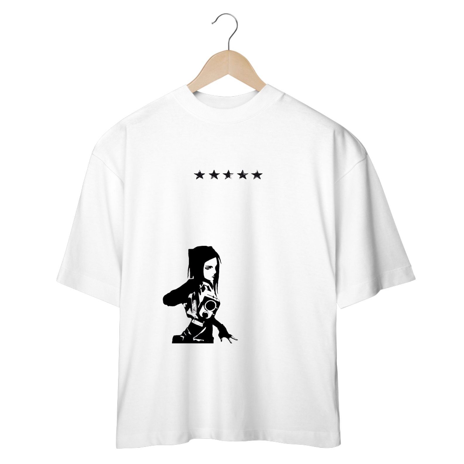 Camisa Oversized 6 Stars