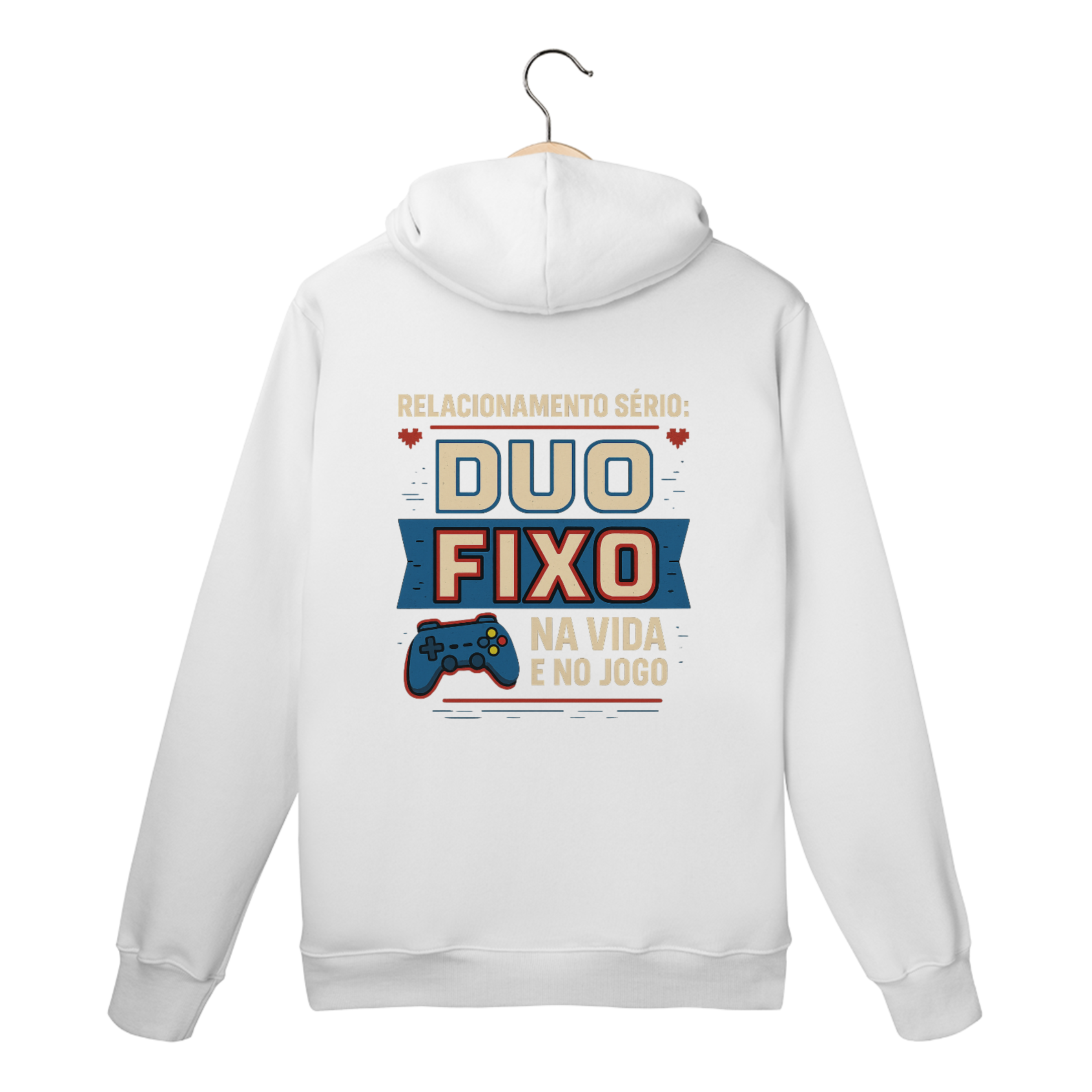 Relacionamento sério: Duo fixo na vida e no jogo - Moletom Quality