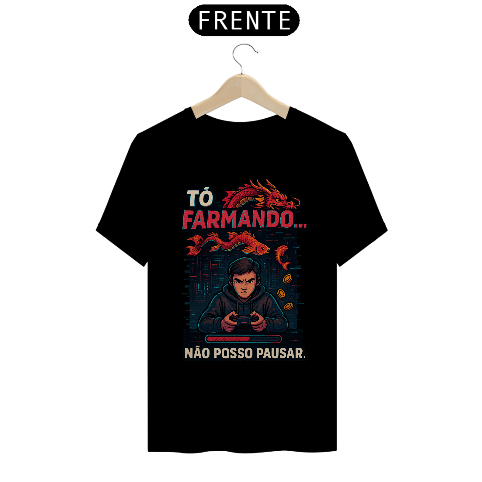 To farmando, não posso pausar - Camiseta Classic