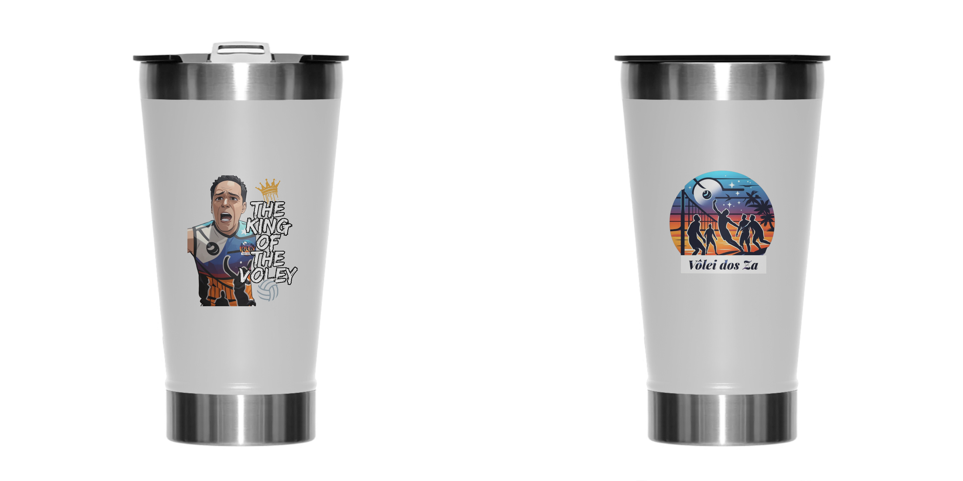 Copo Térmico The King Of The Vôlei