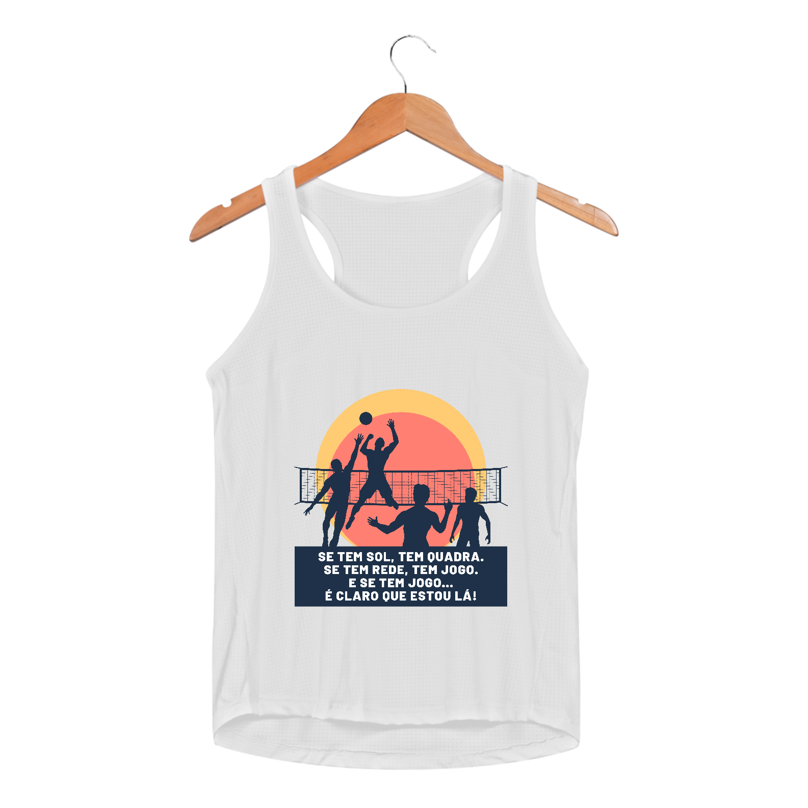 Regata Feminina Se Tem Rede Tem Jogo