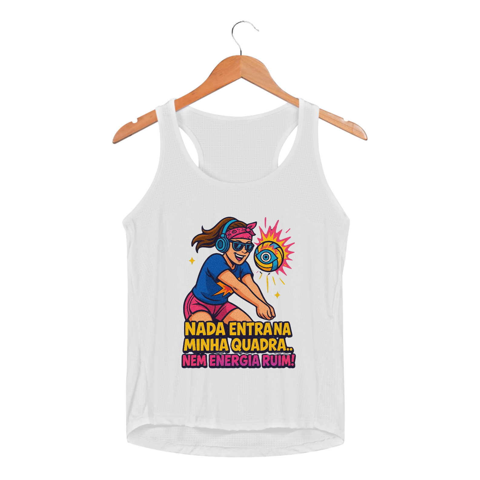 Regata Feminina Nada Entra Na Minha Quadra