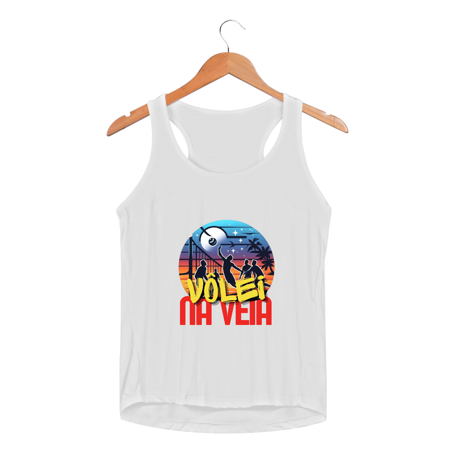 Regata Feminina Vôlei Na Veia