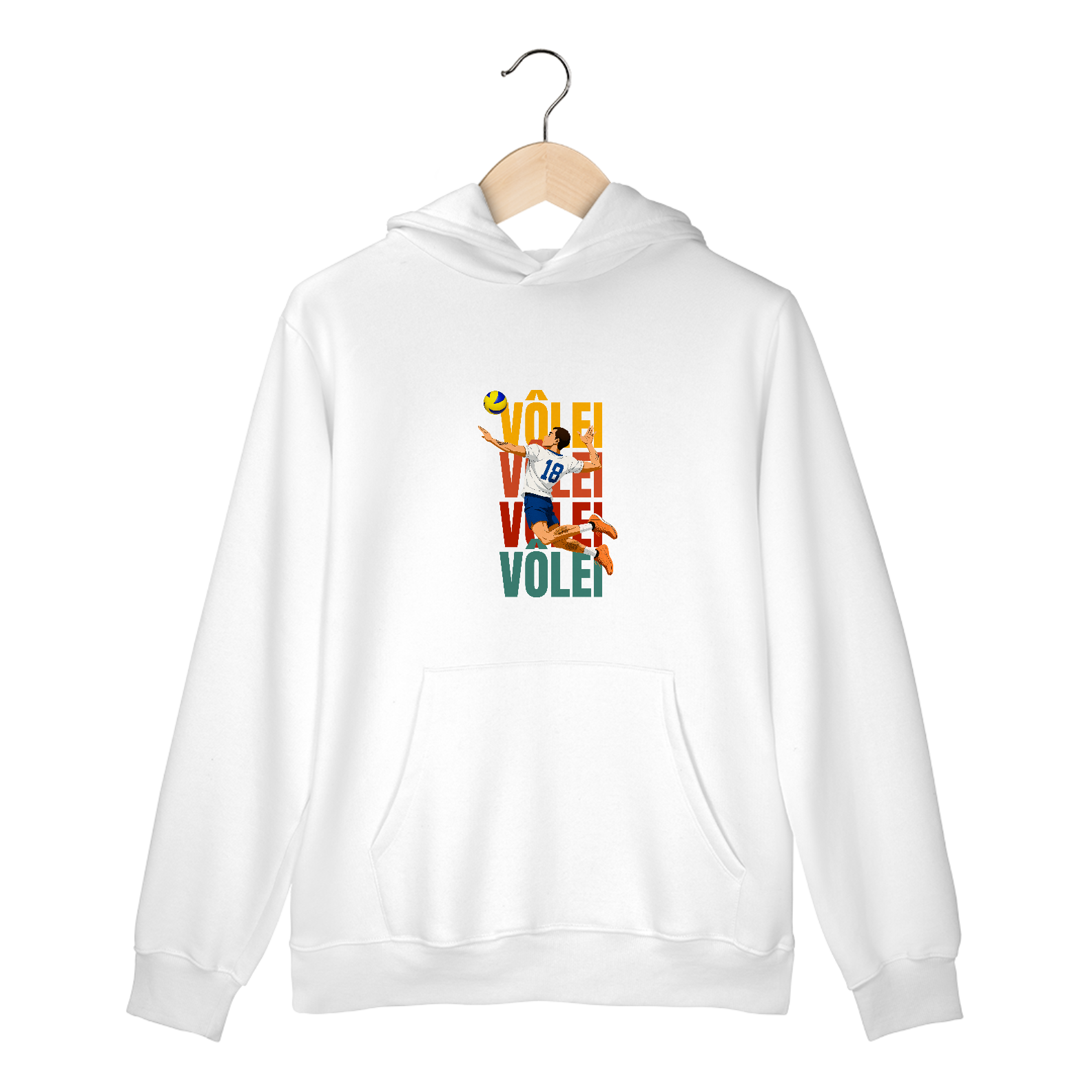 Moletom Canguru Vôlei